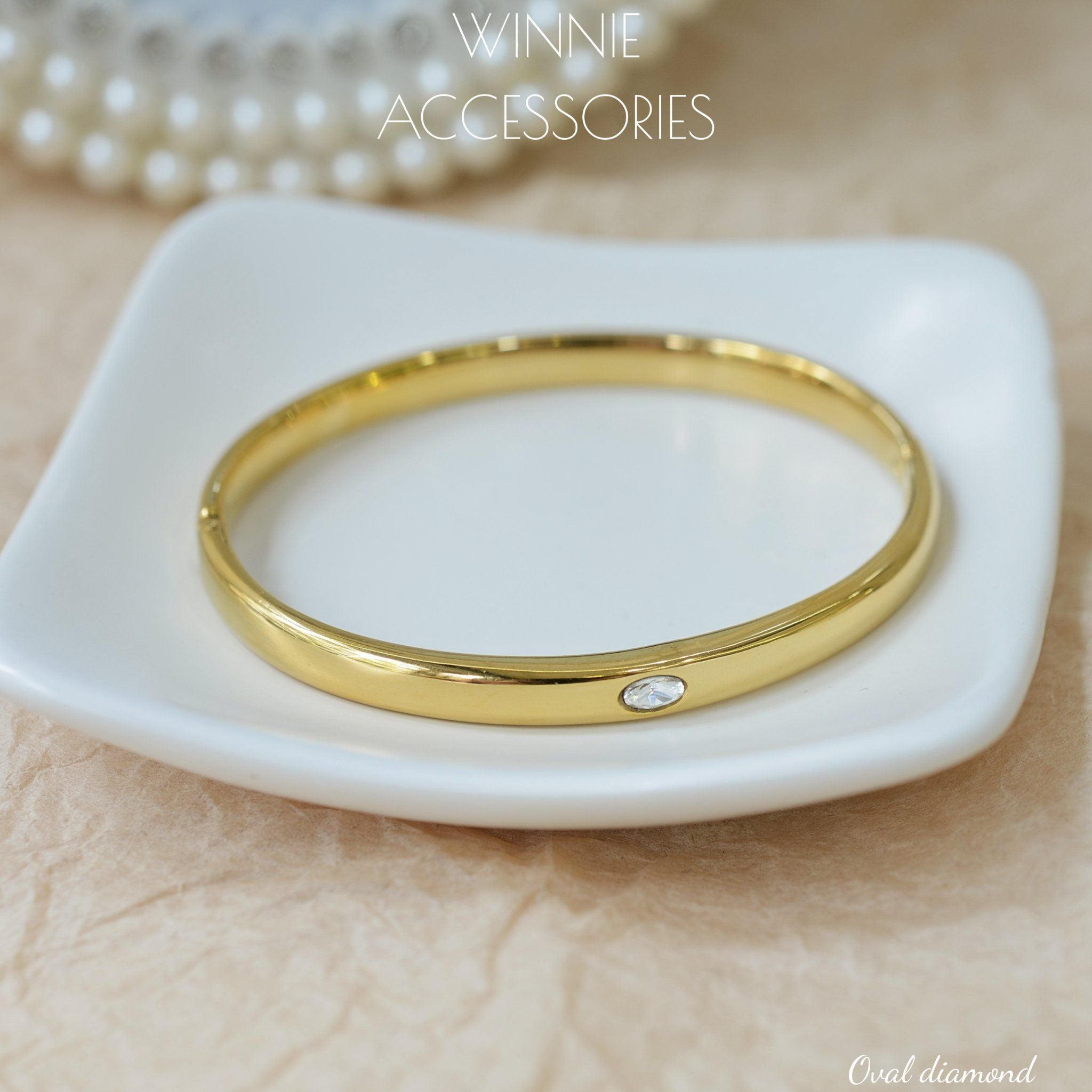  Vòng tay Titan Oval Diamond 