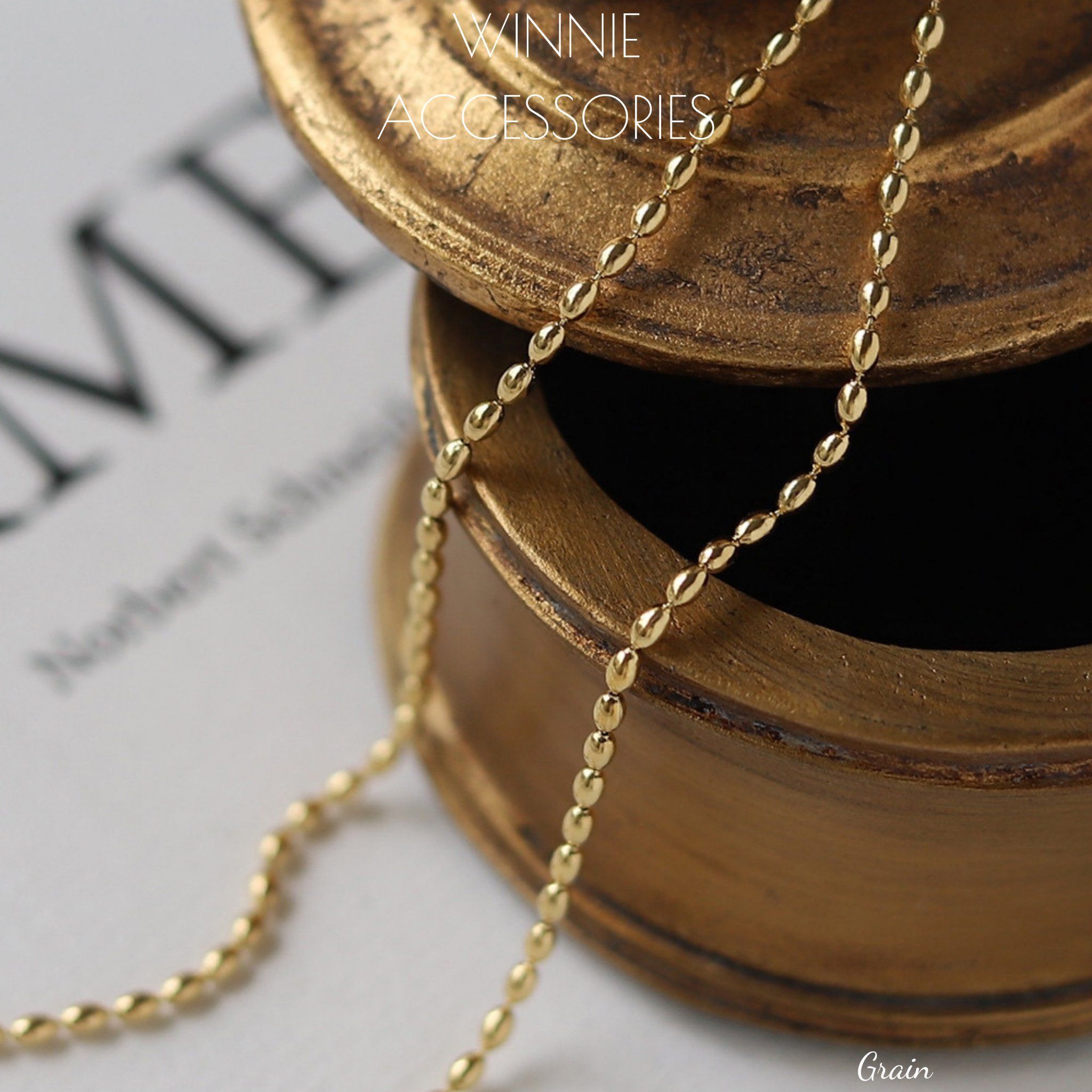  Dây chuyền Titan Grain 