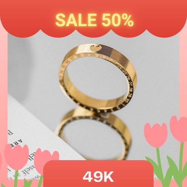  Nhẫn titan Day love 