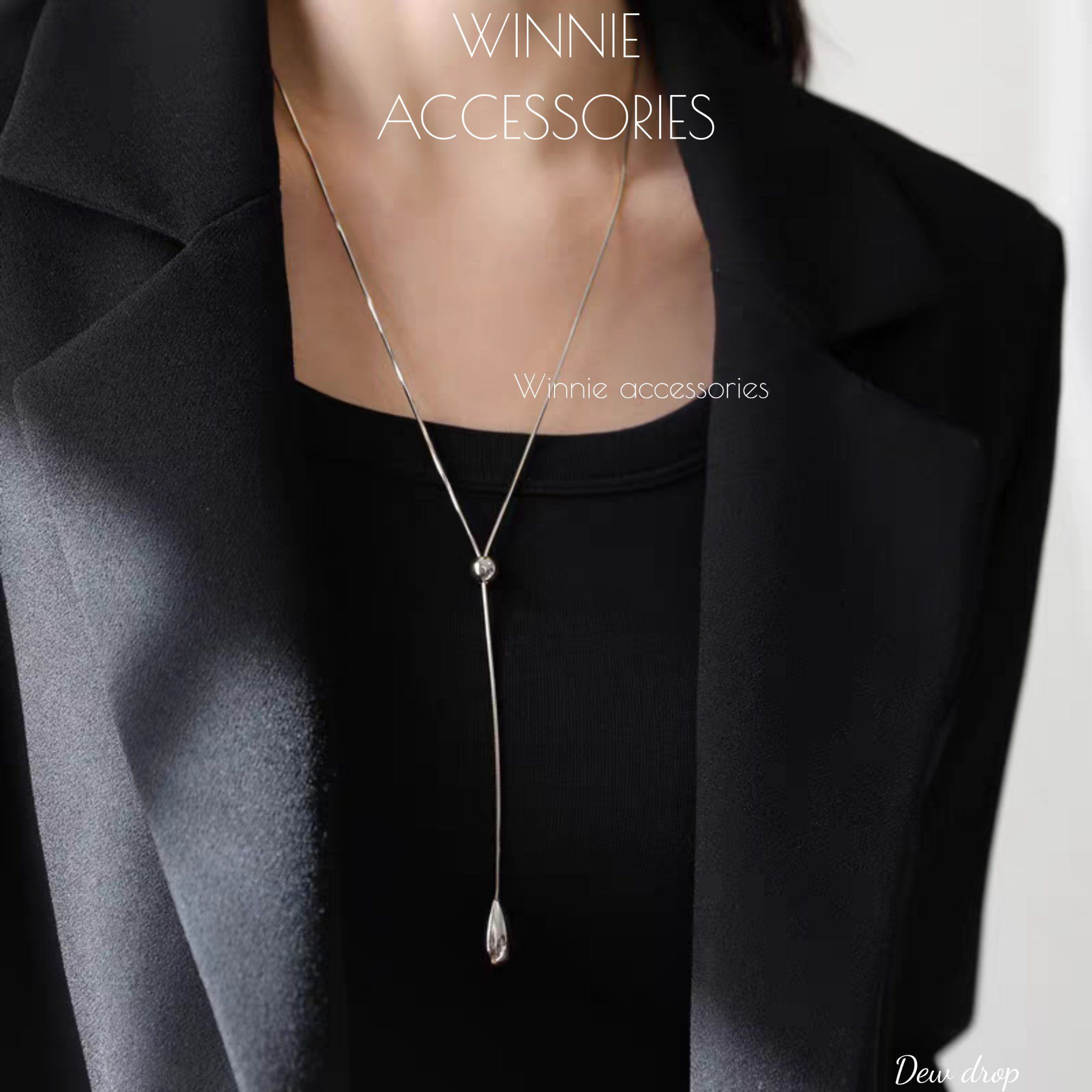  Dây chuyền Titan Dew Drop 