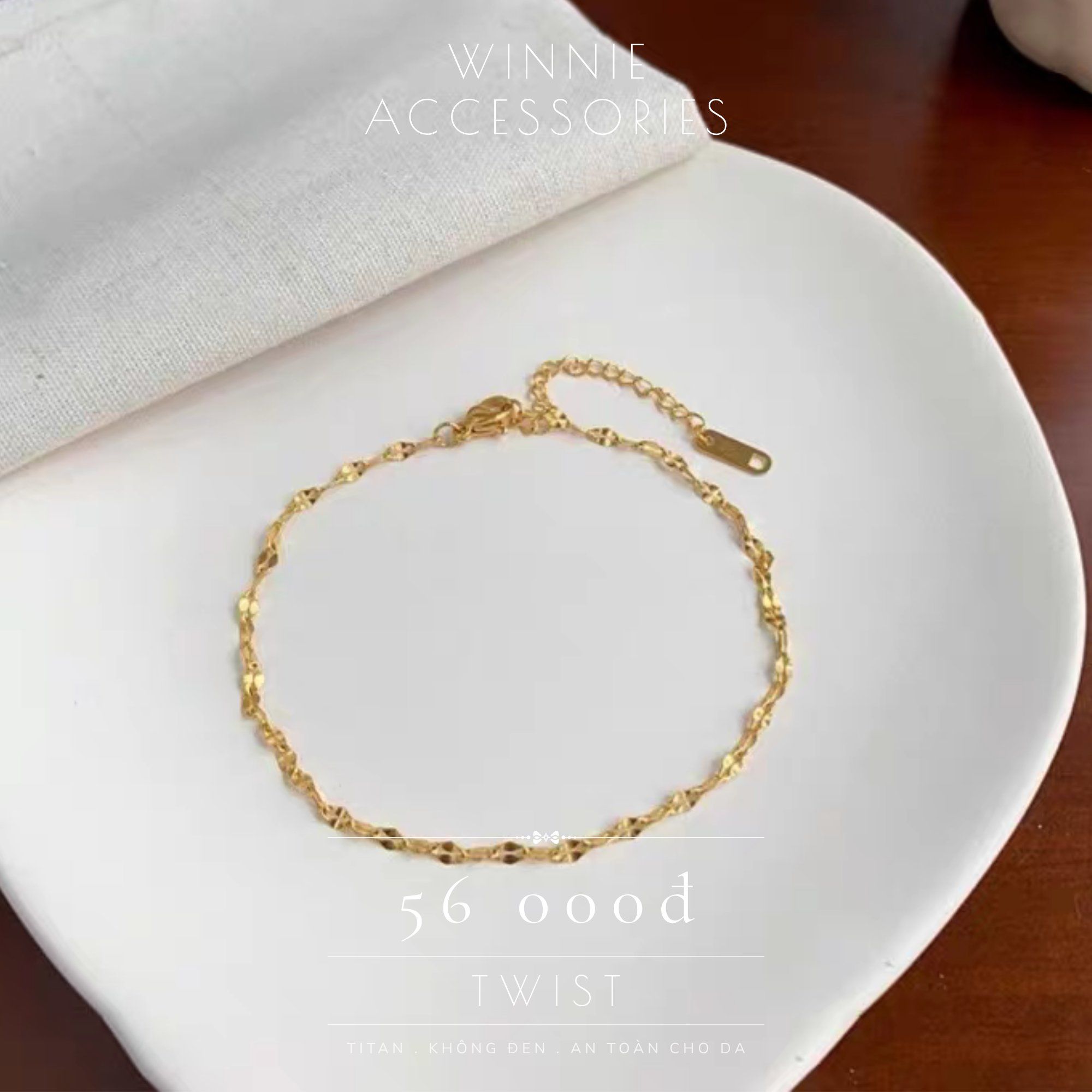  Lắc chân titan Twist VG 