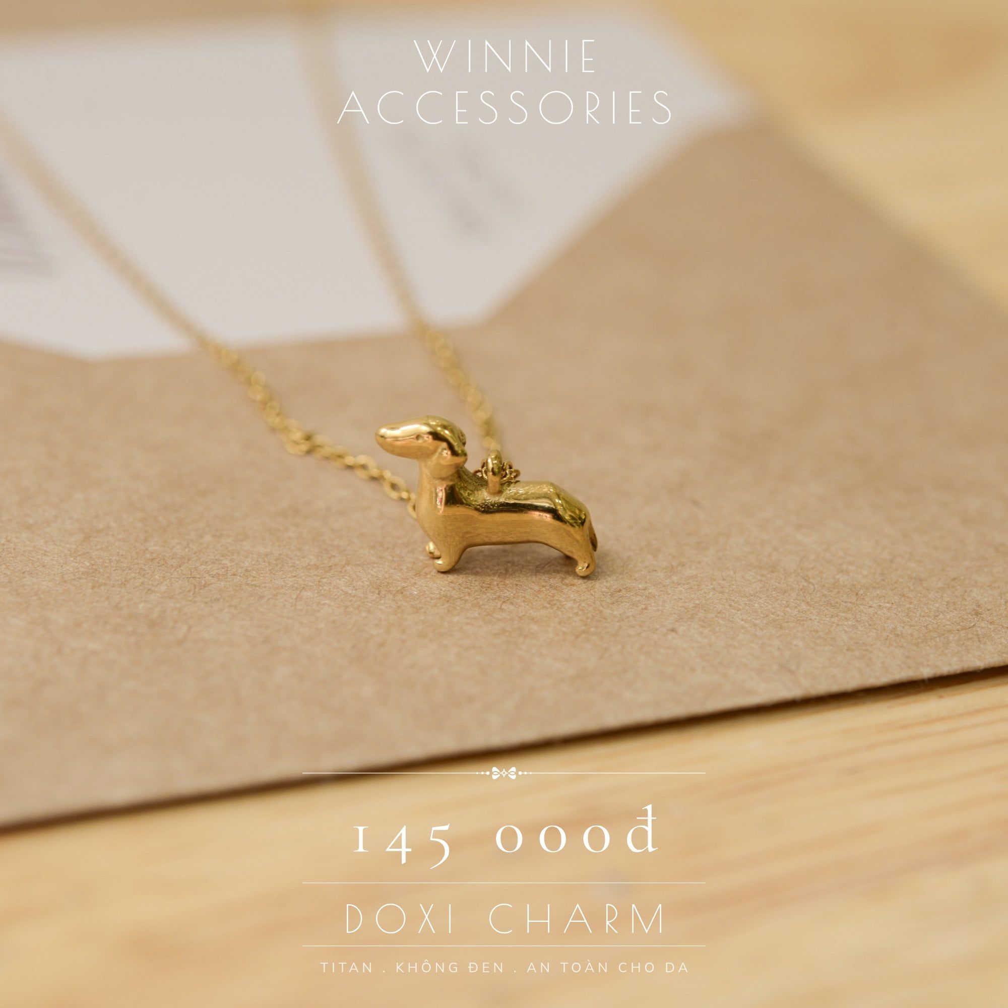  Dây chuyền Titan Doxi charm 