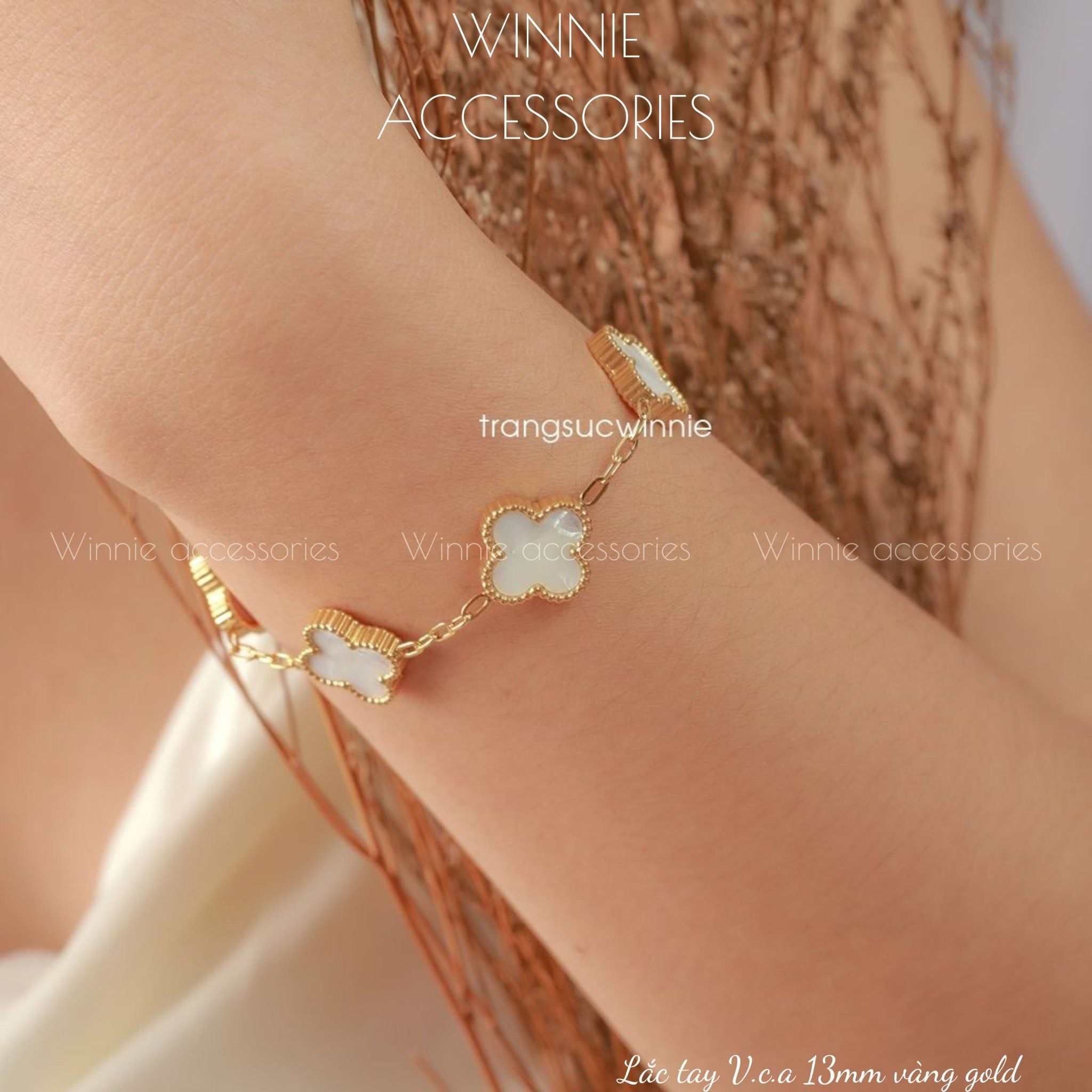  Lắc tay titan VCA 13mm VG 