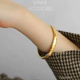  Vòng tay Titan Crystal bản 6mm 