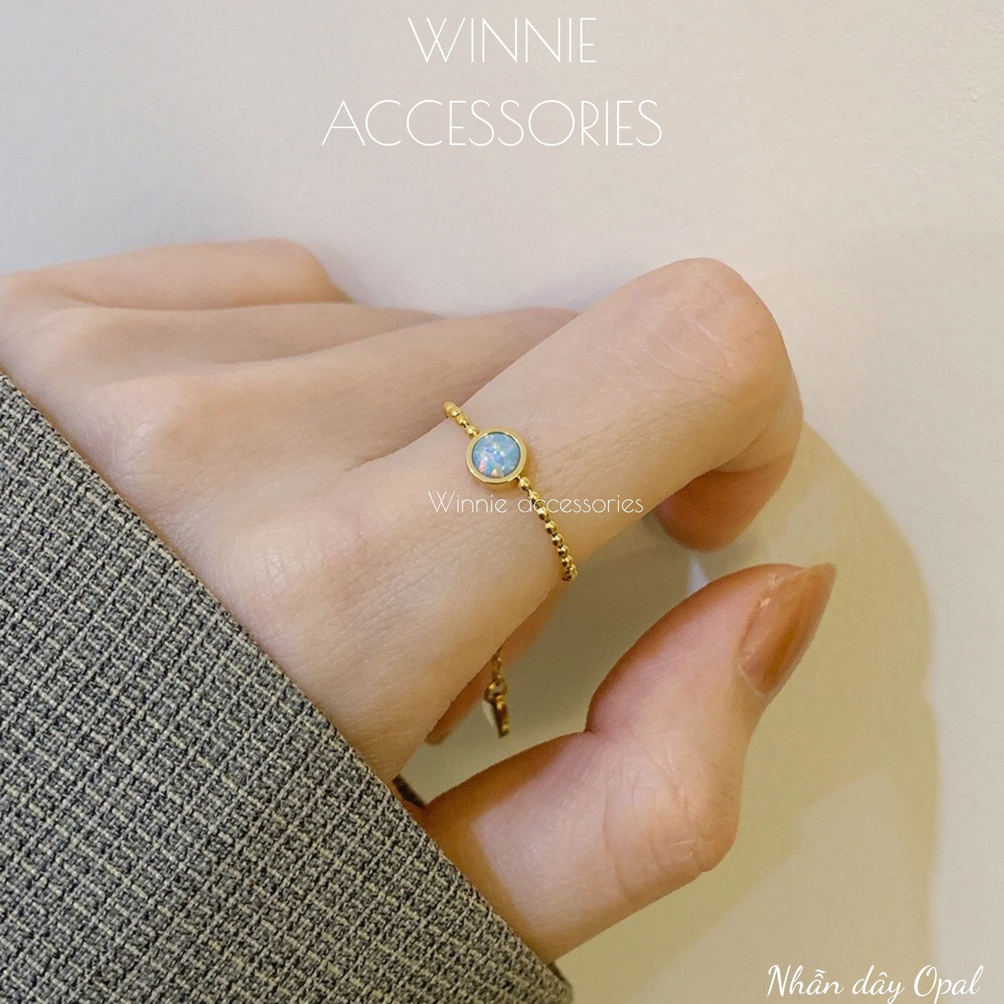  Nhẫn Titan Opal 