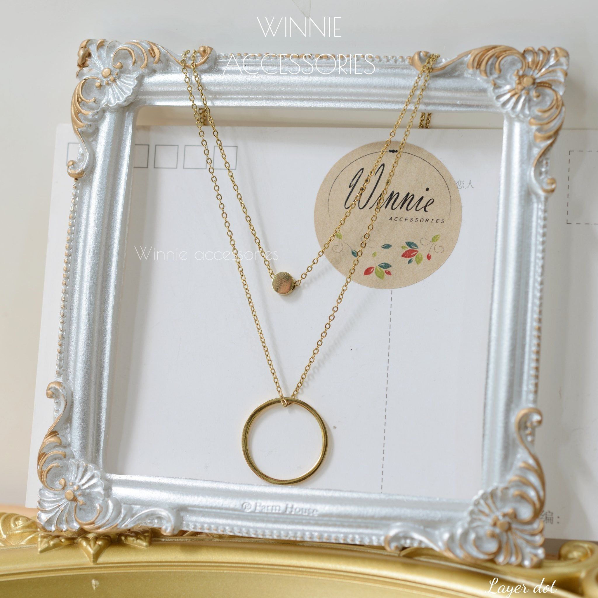  Dây chuyền Titan Layer Dot 