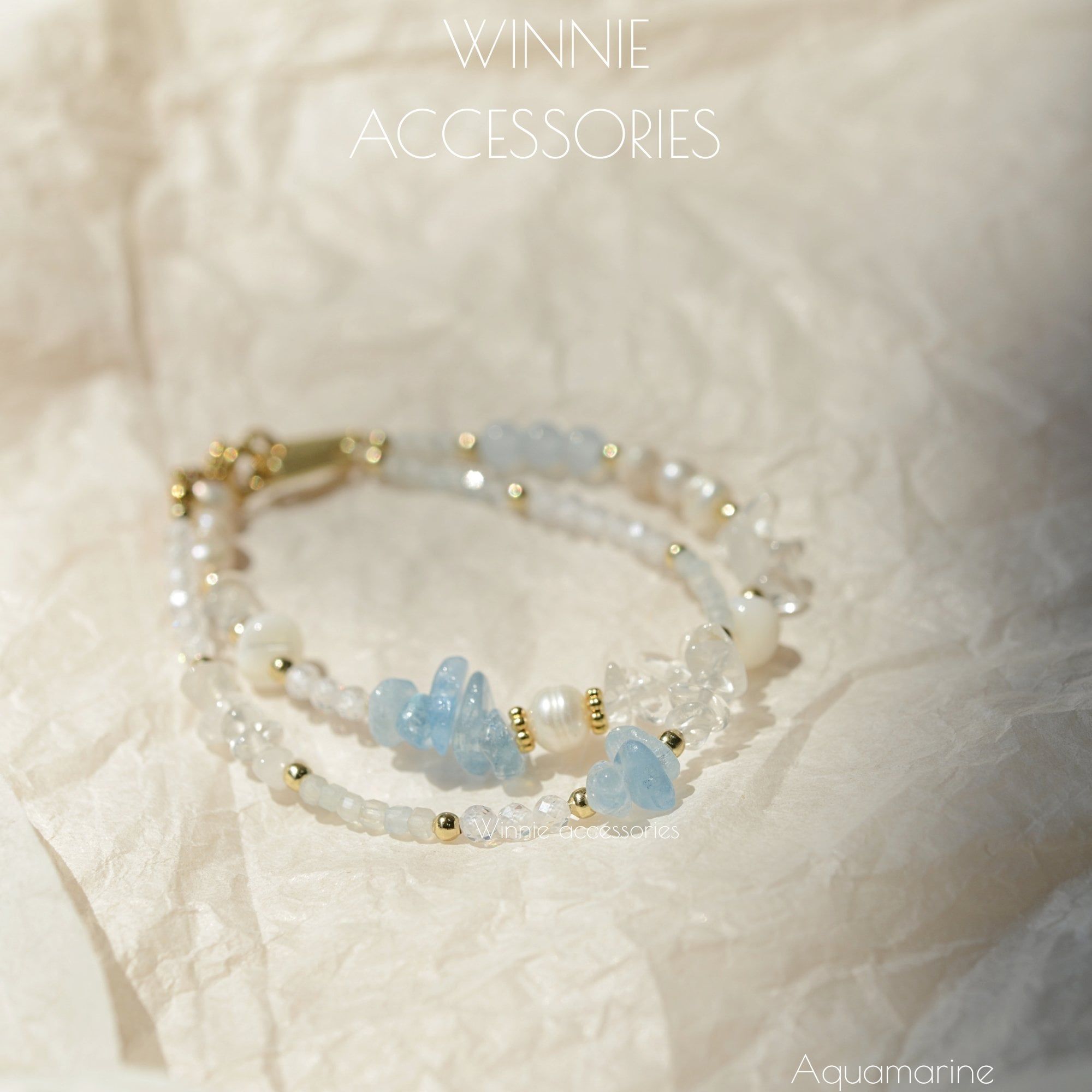  Lắc tay Titan Aquamarine 