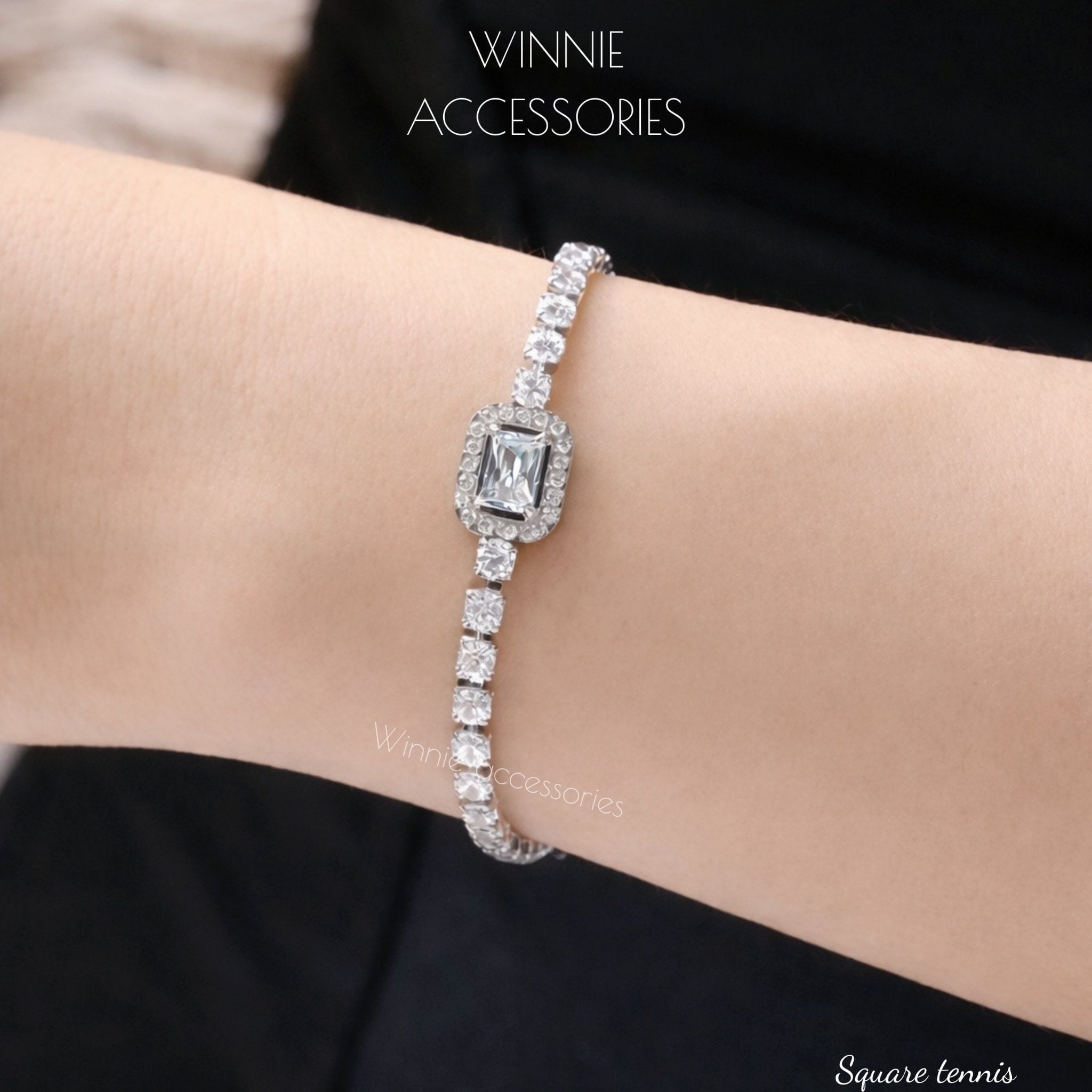  Lắc tay Titan Square Tennis 