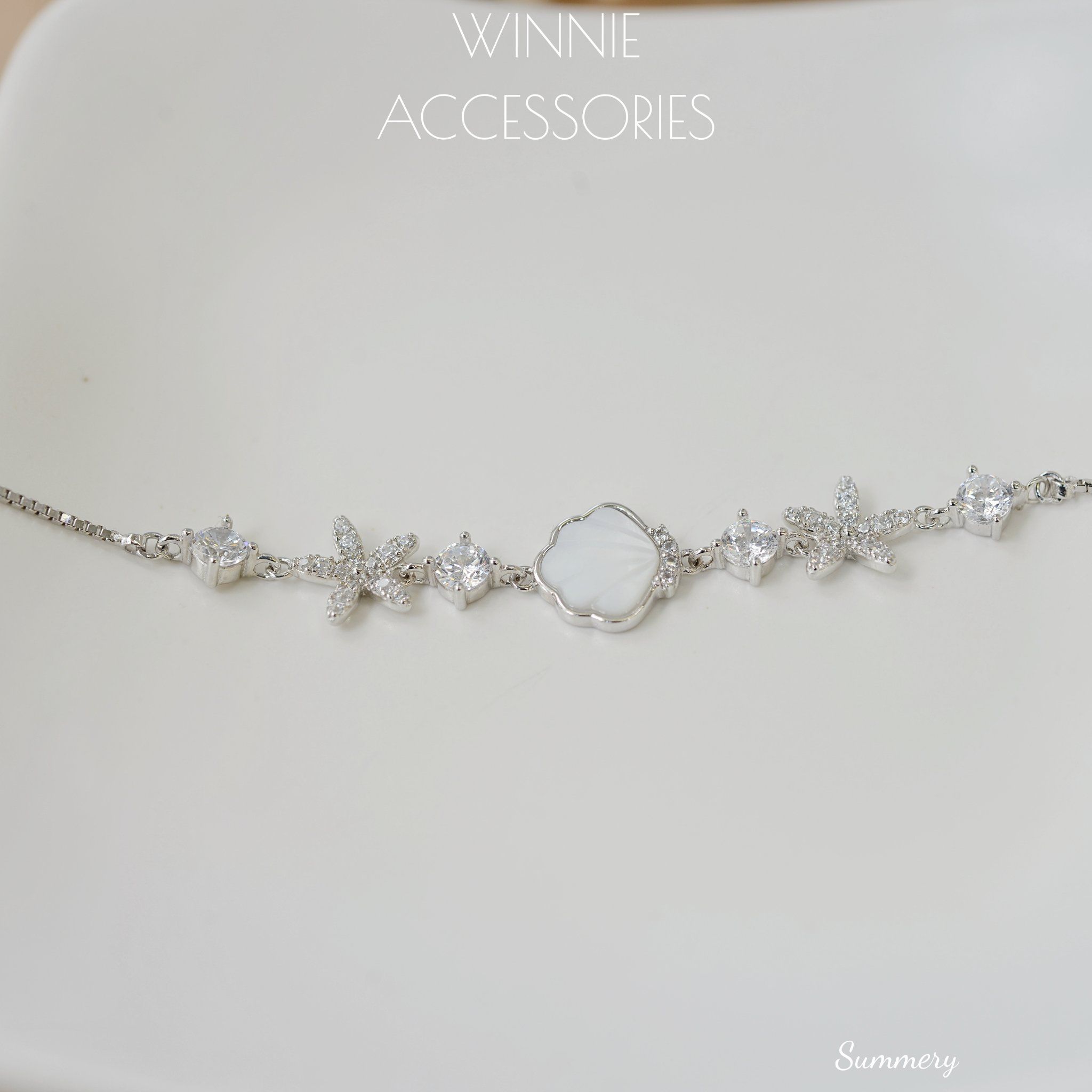  Lắc tay Bạc S925 Summery Xi kim 