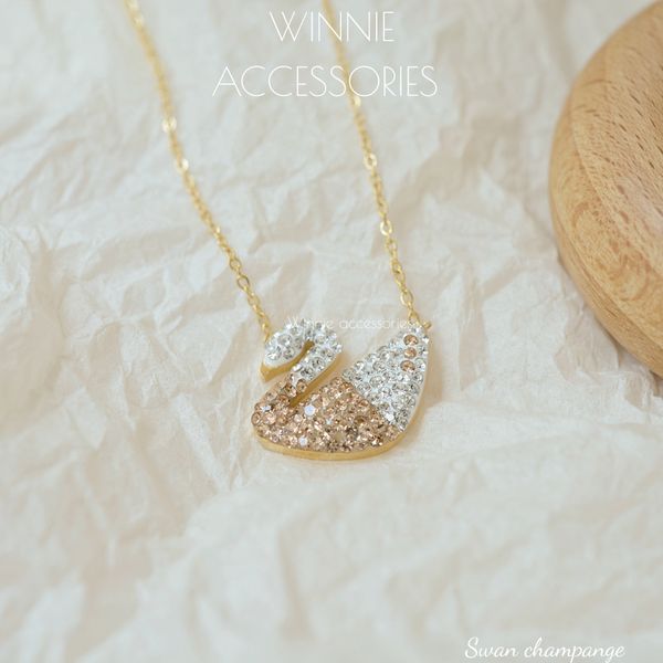  Dây chuyền Titan Swan Champange 