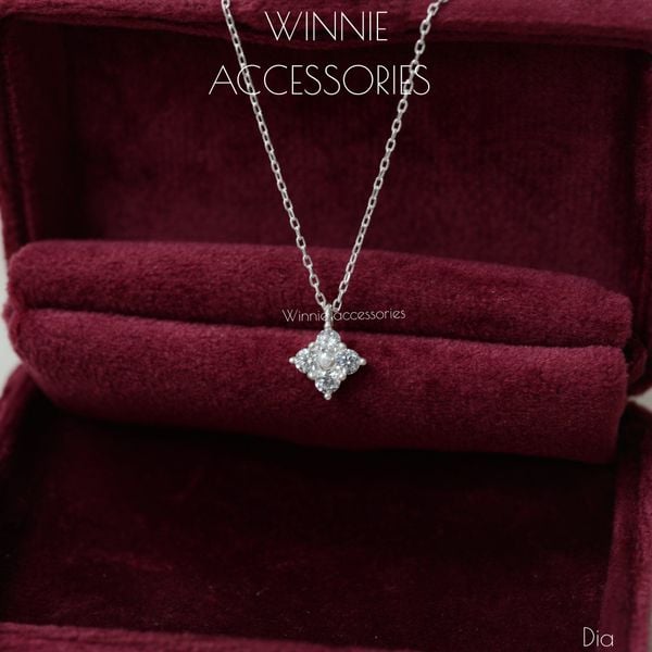  Charm Dây chuyền Bạc S925 Dia (không kèm dây) 