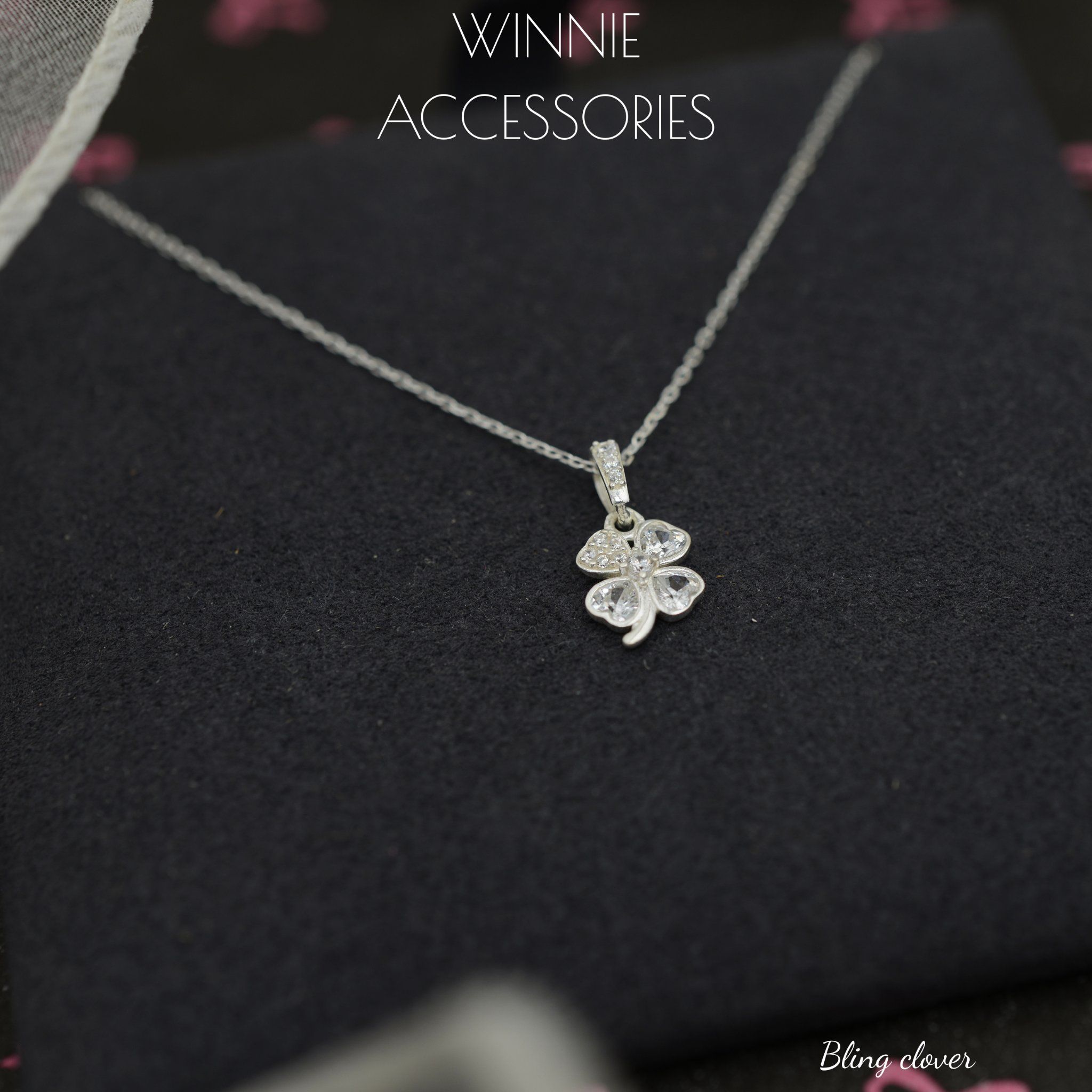  Dây chuyền Bạc S925 Bling Clover 