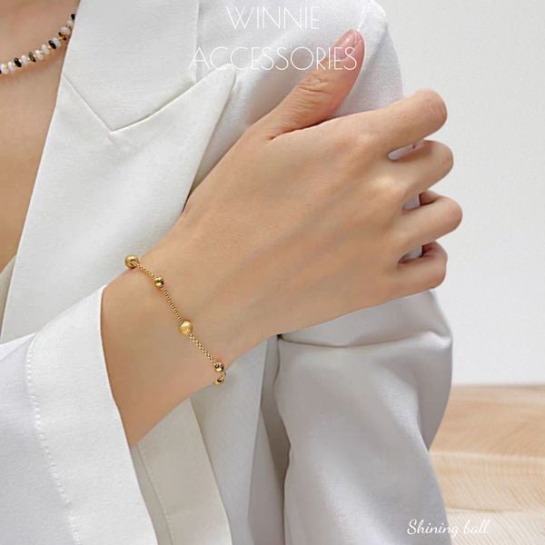  Lắc tay titan Shining ball 