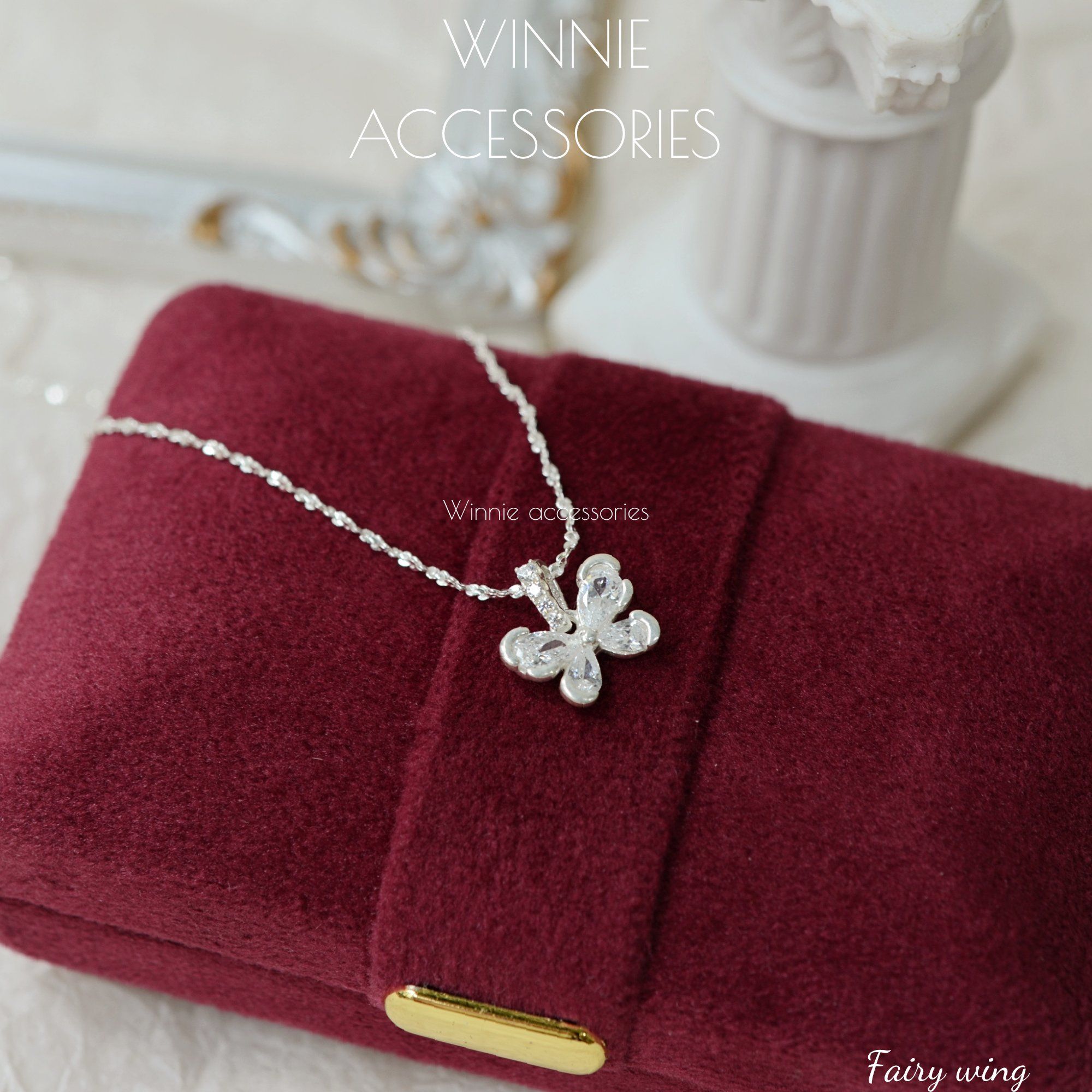  Charm Dây chuyền Bạc S925 Fairy Wing (Không kèm dây) 