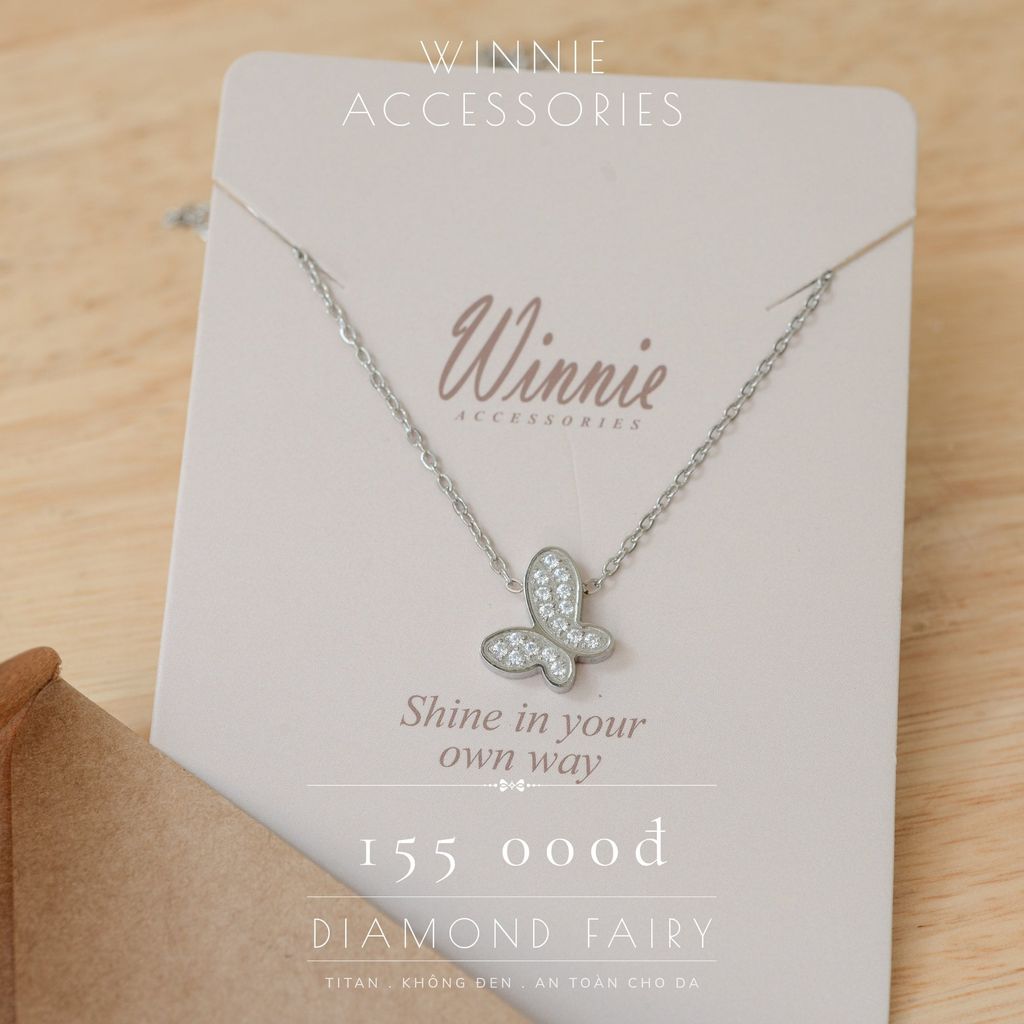  Dây chuyền Titan Diamond fairy B 