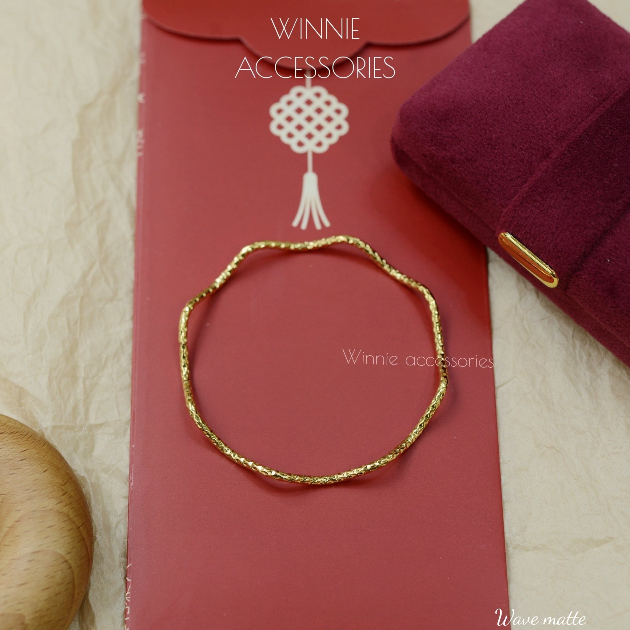  Vòng tay Titan Wave matte 