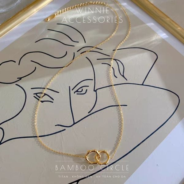  Dây chuyền Titan Bamboo Circle VG 