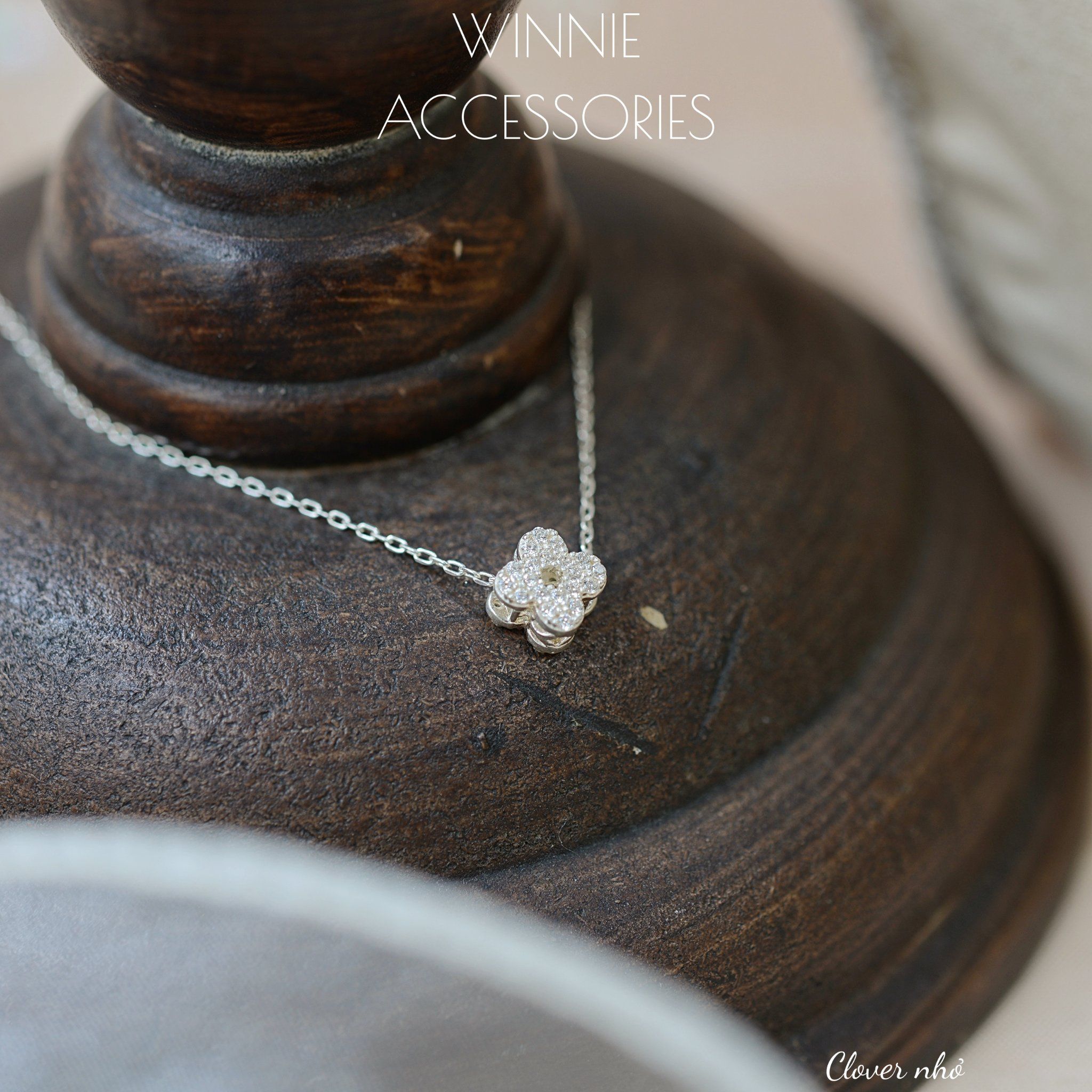  Dây chuyền Bạc S925 Clover nhỏ 