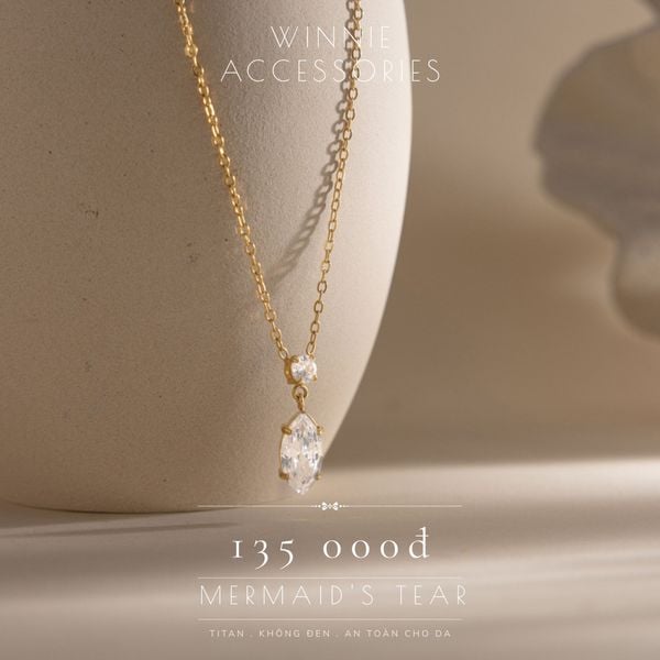  Dây chuyền Titan Mermaid's Tear 