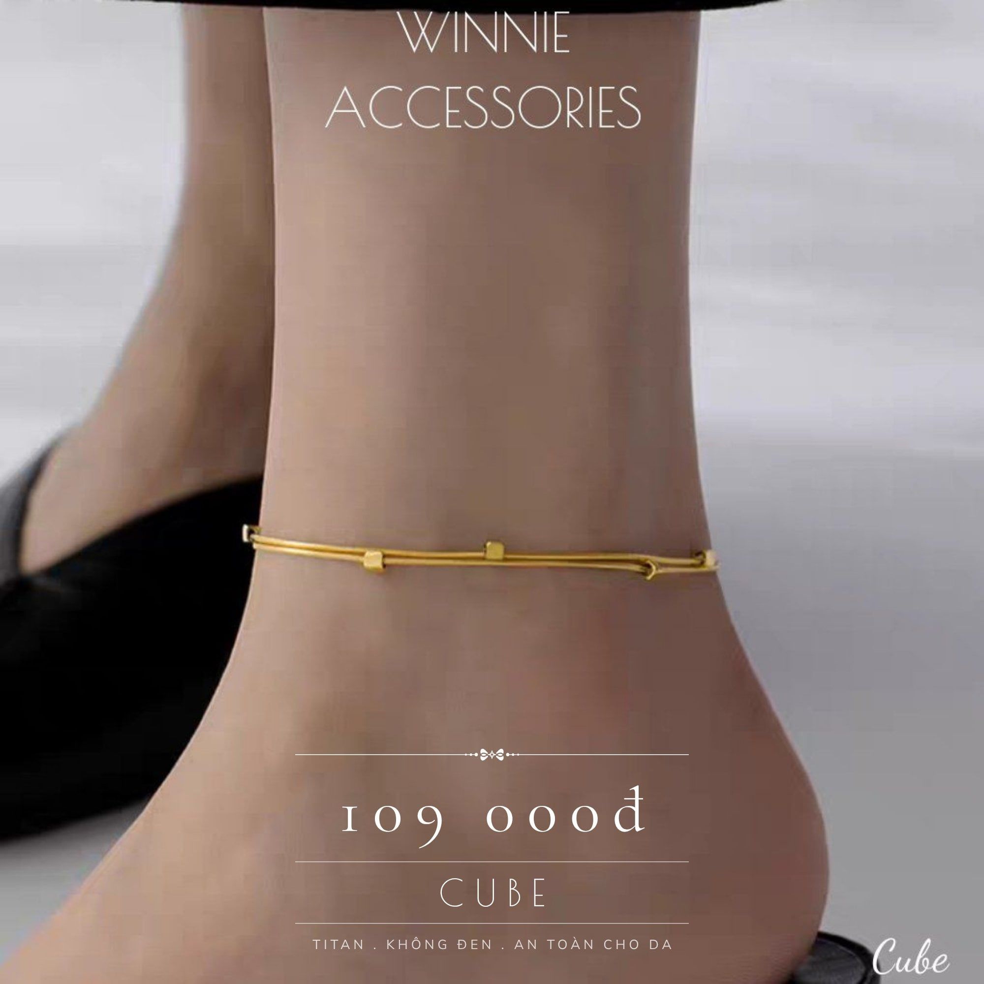  Lắc chân titan Cube VG 