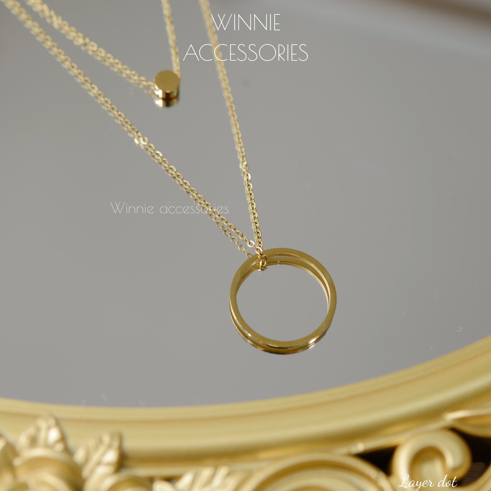  Dây chuyền Titan Layer Dot 