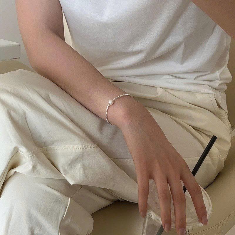  Lắc tay Bạc S925 Aura Pearl 