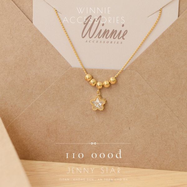  Dây chuyền Titan Jenny star 