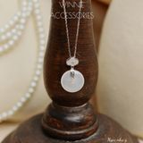  Dây chuyền Bạc S925 Ngọc Như Ý (Xi Kim) 