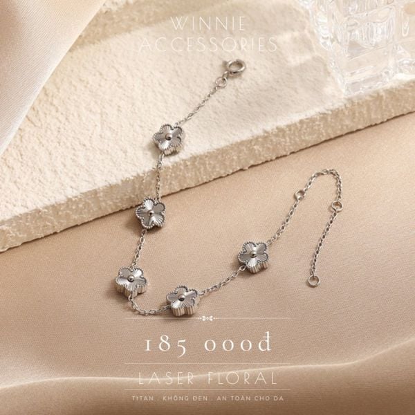  Lắc tay Titan Laser Floral B 
