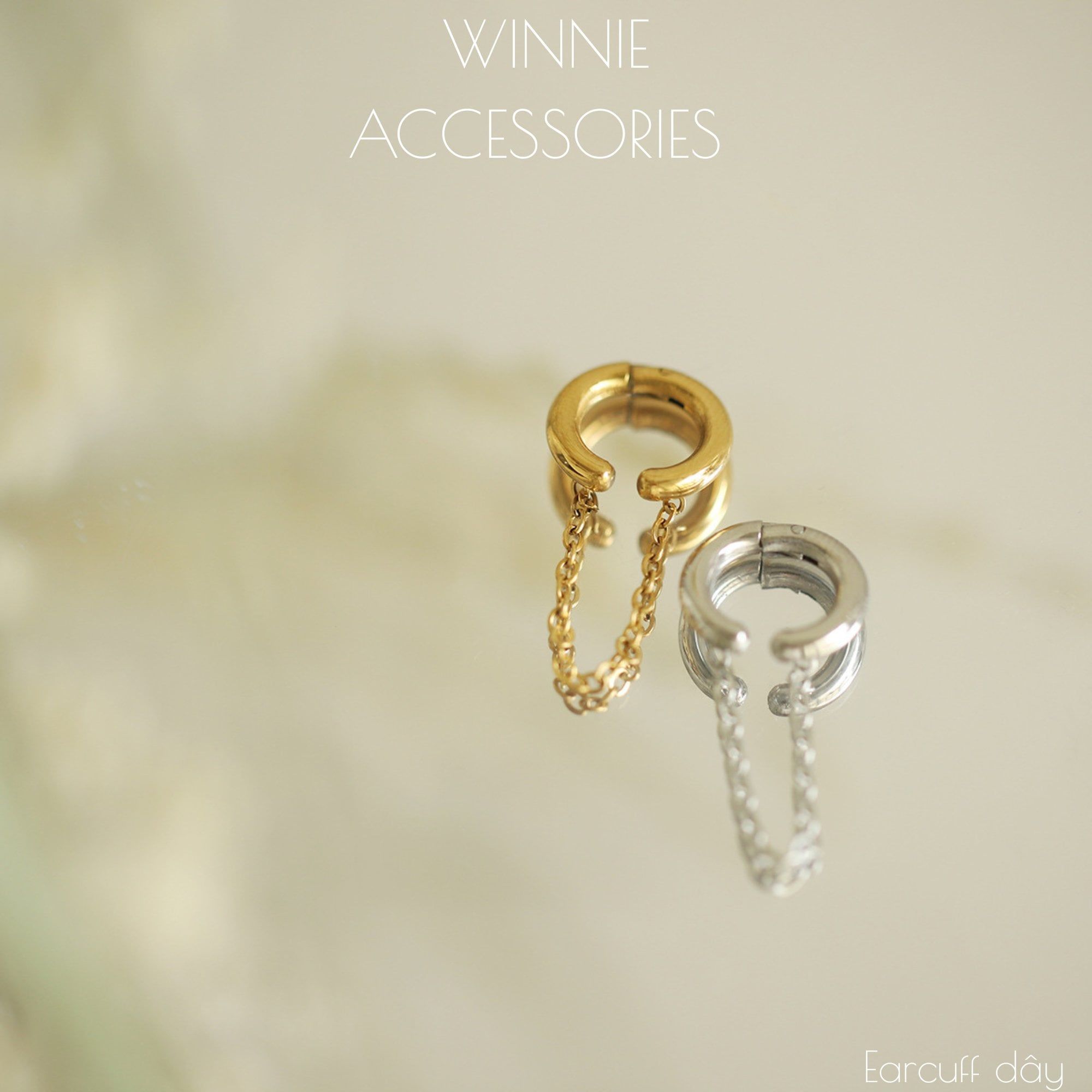  Hoa tai Titan Earcuff dây (1 chiếc) 