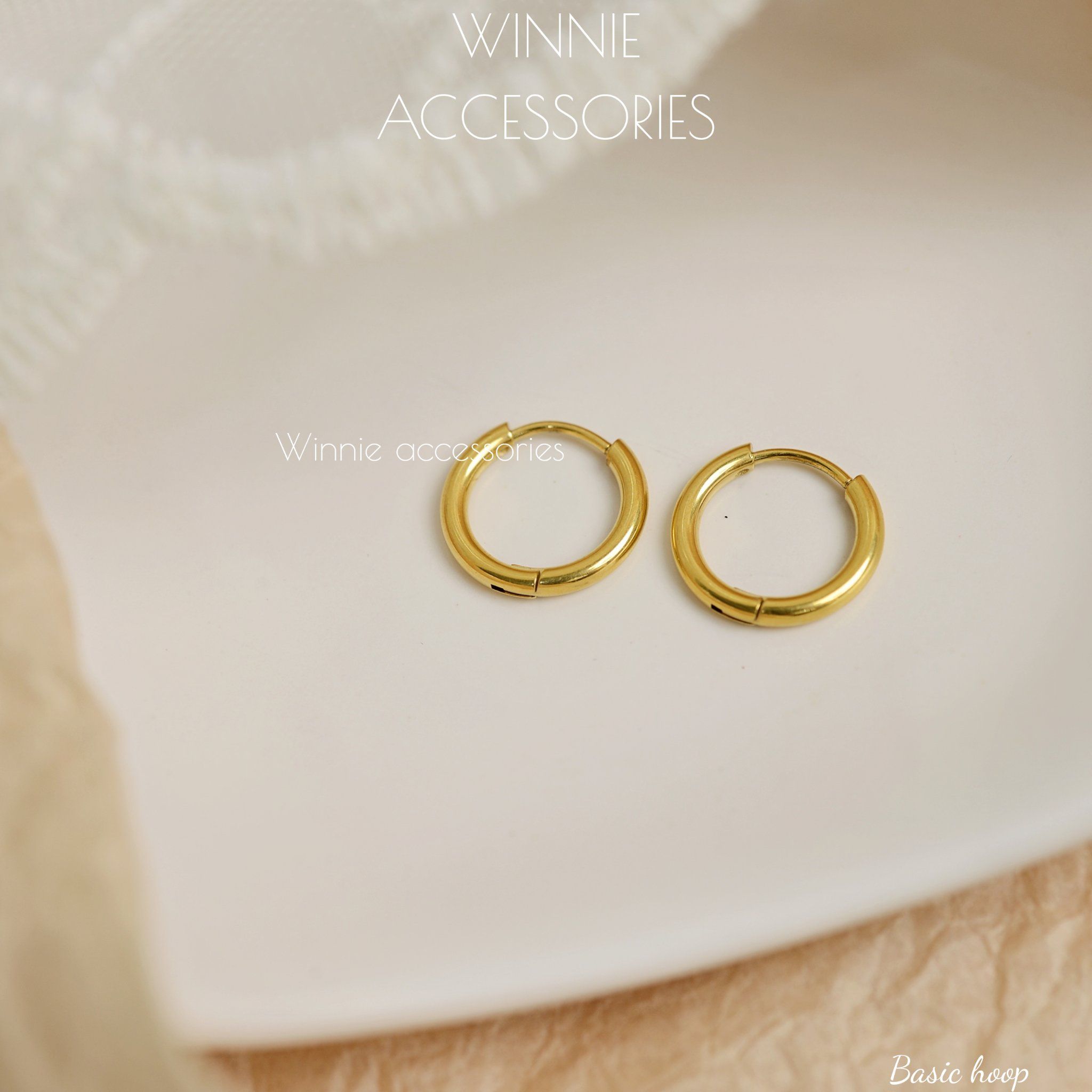  Hoa tai titan Basic hoop 