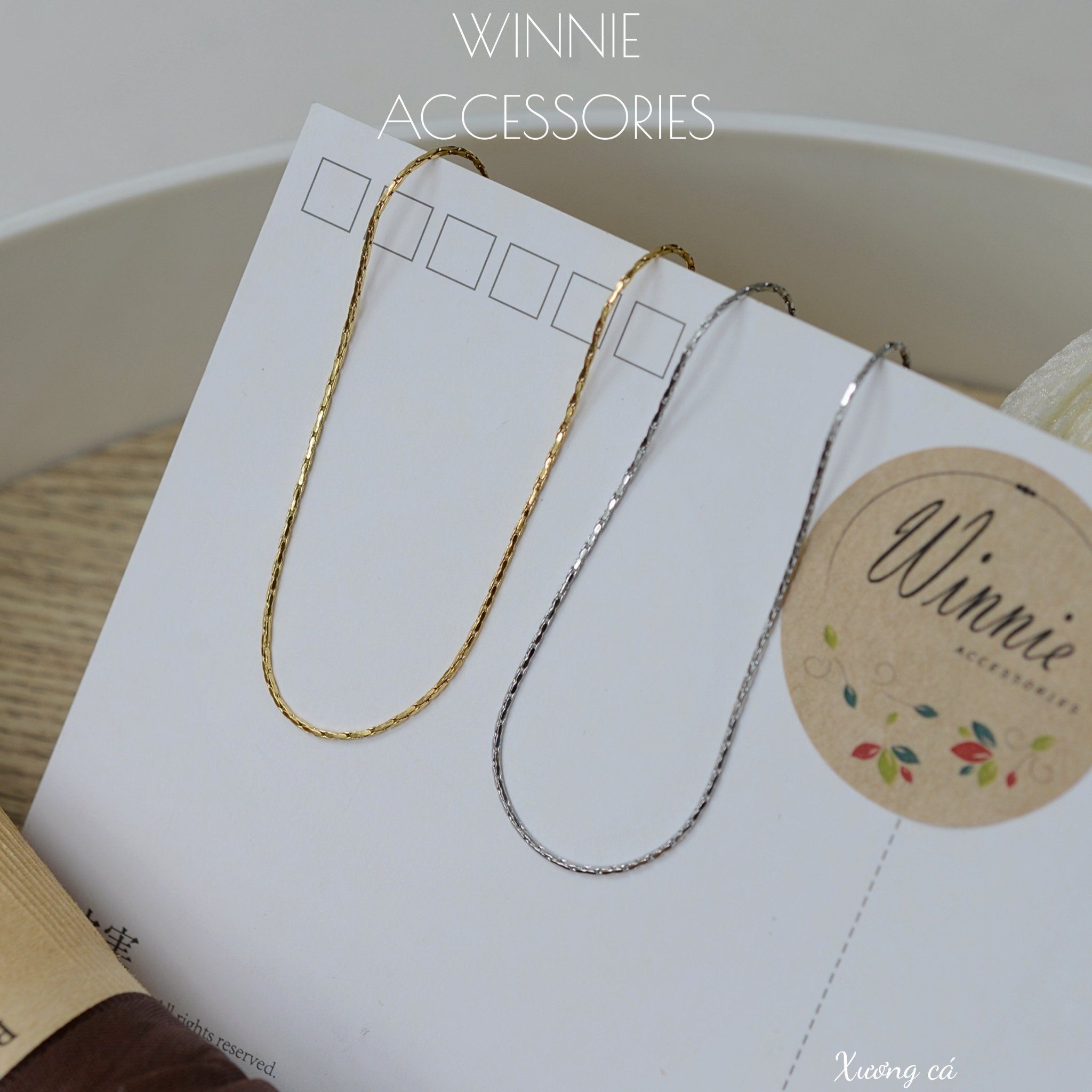  Dây chuyền Titan Xương cá trơn 