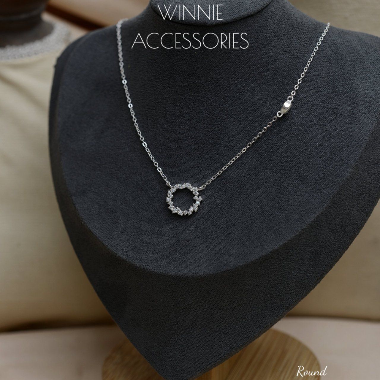  Dây chuyền Bạc S925 Round 