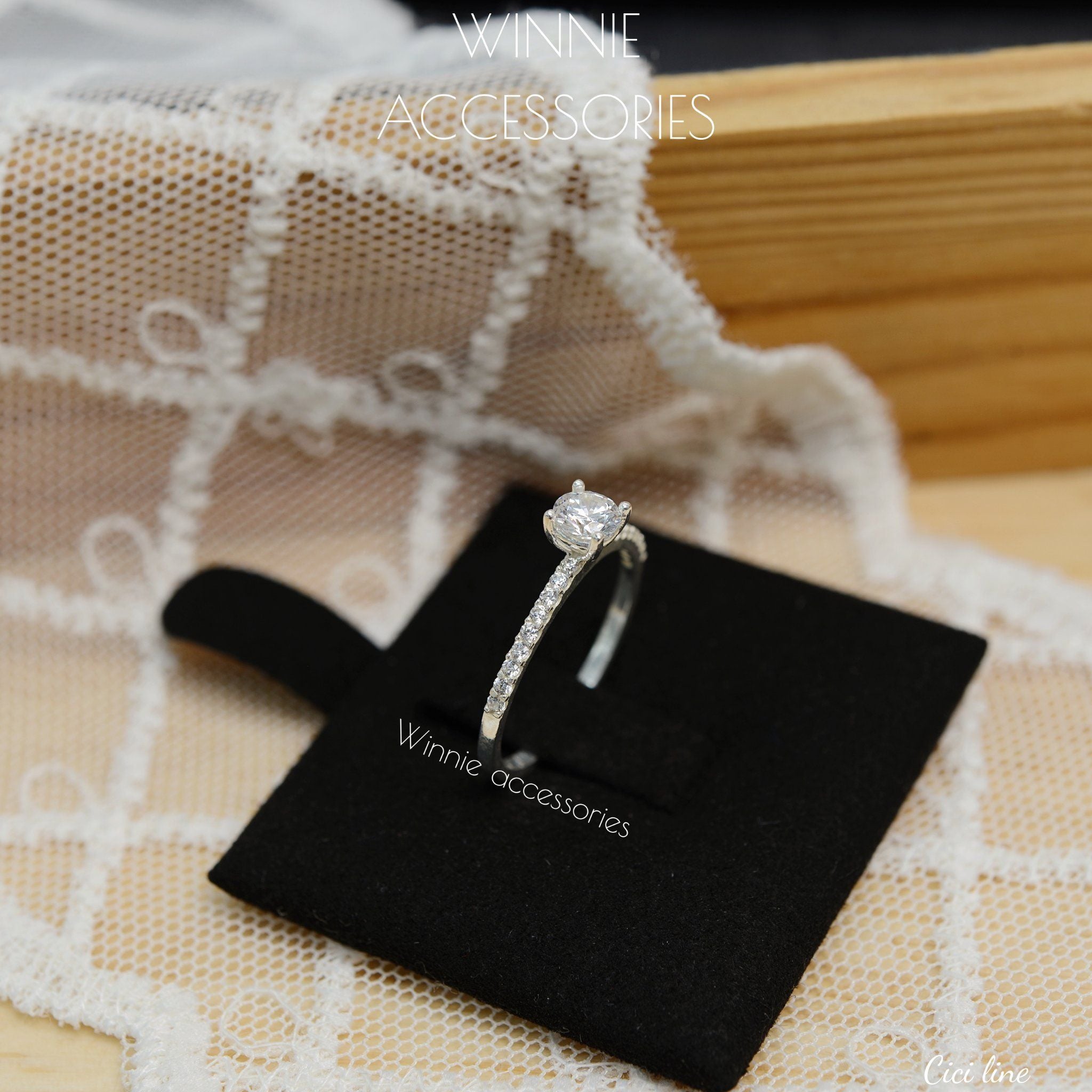  Nhẫn Bạc S925 Cici line 