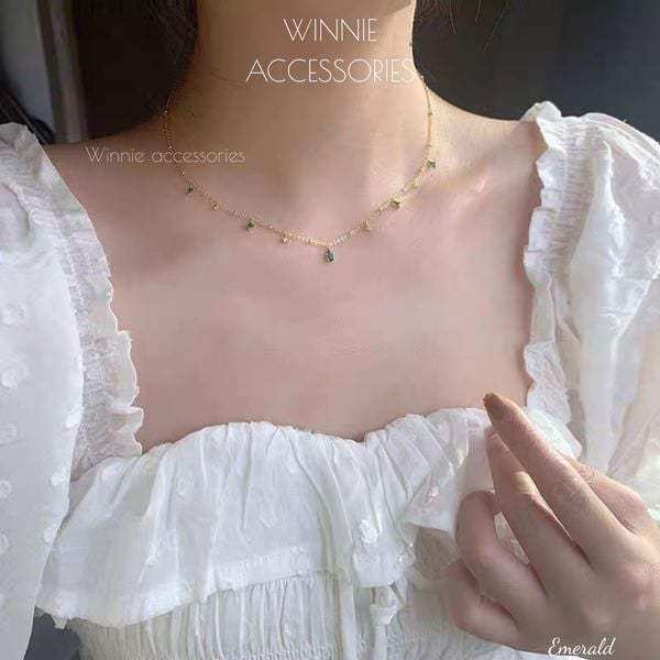  Dây chuyền Titan Emerald 