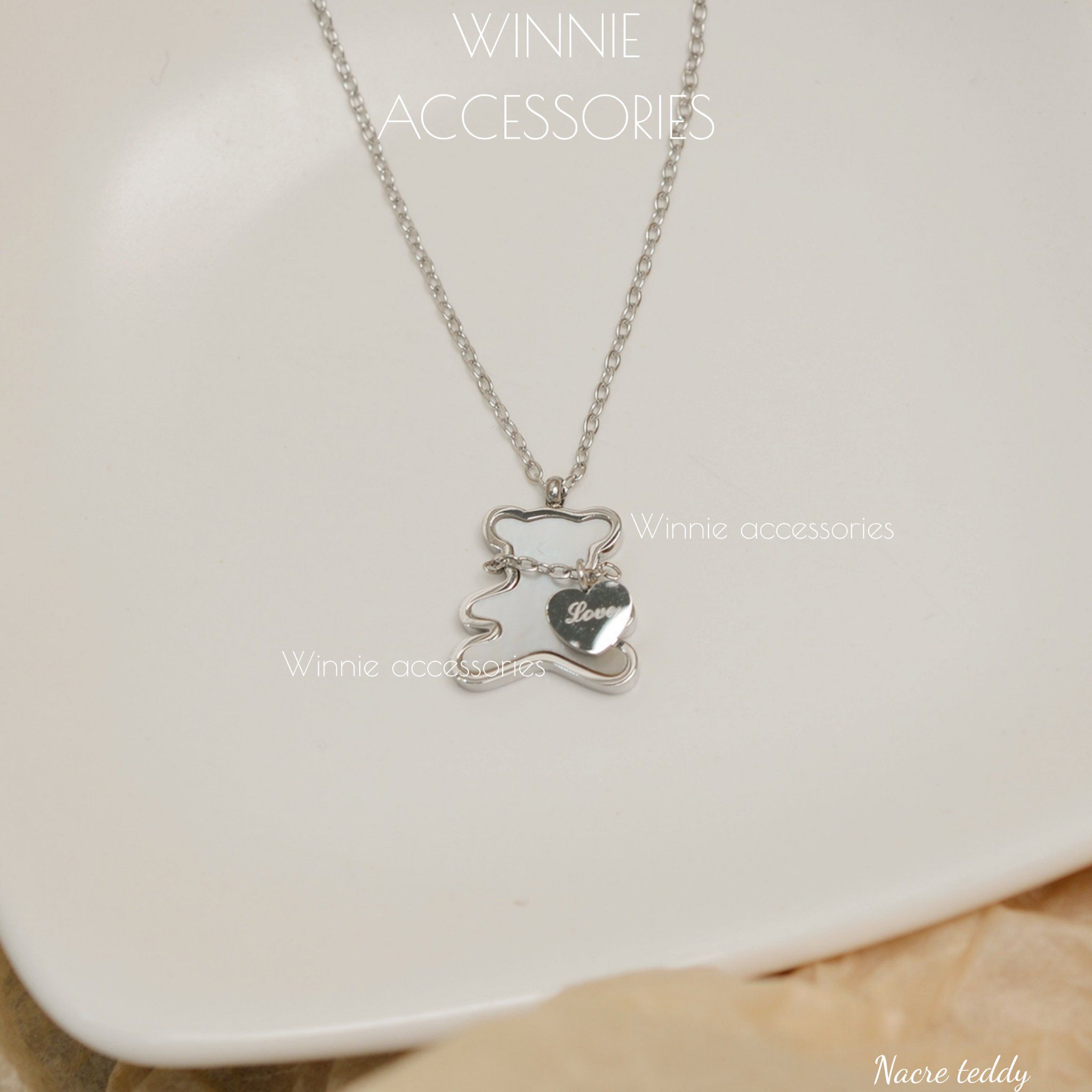  Dây chuyền Titan Nacre Teddy 