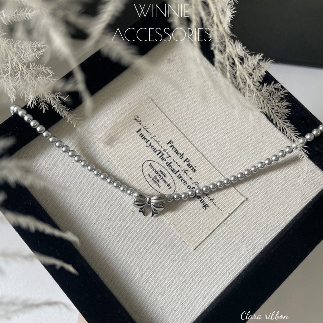  Dây chuyền Titan Clara Ribbon 