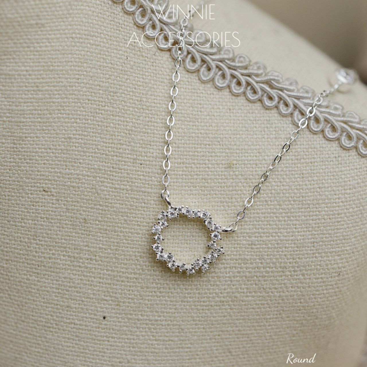  Dây chuyền Bạc S925 Round 