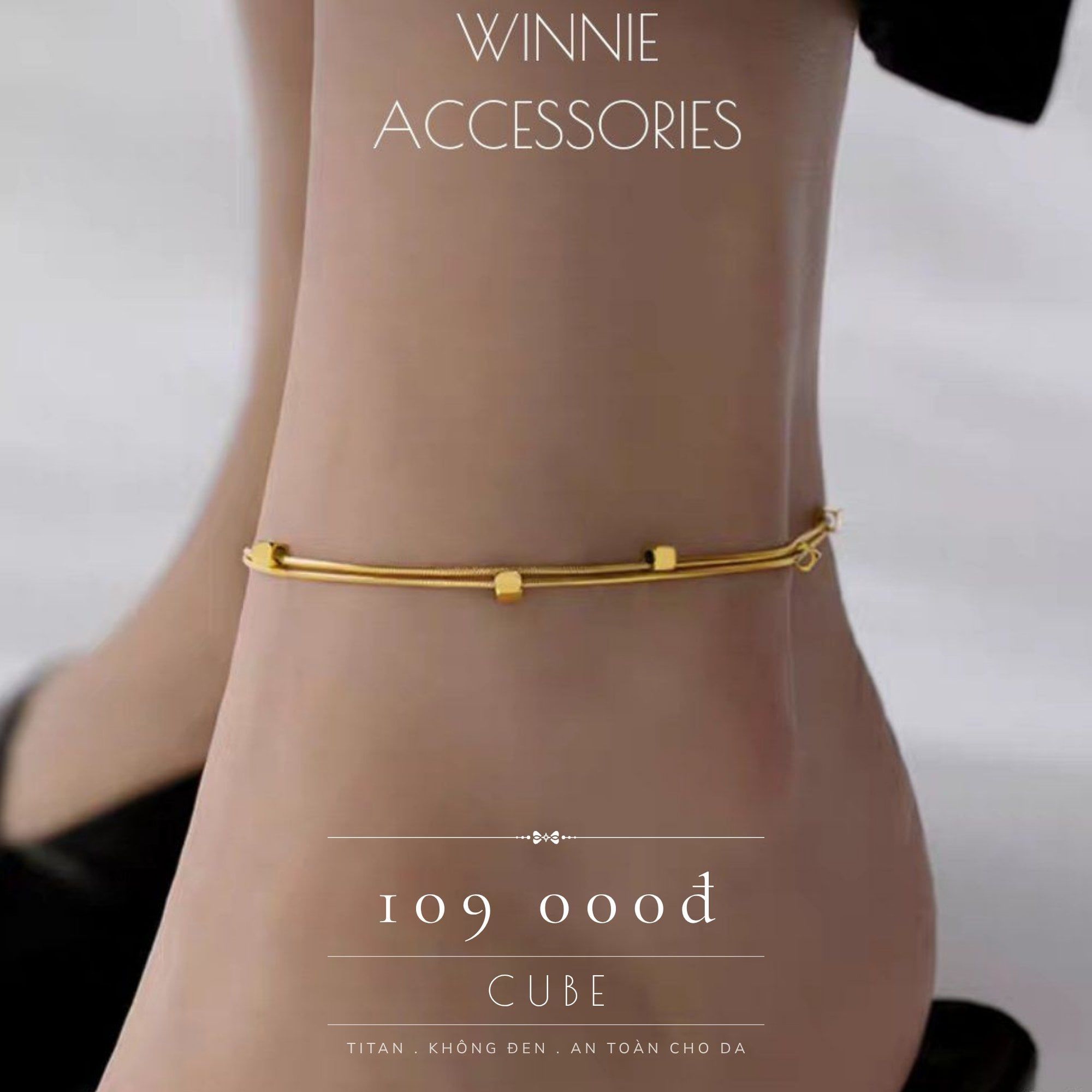  Lắc chân titan Cube VG 
