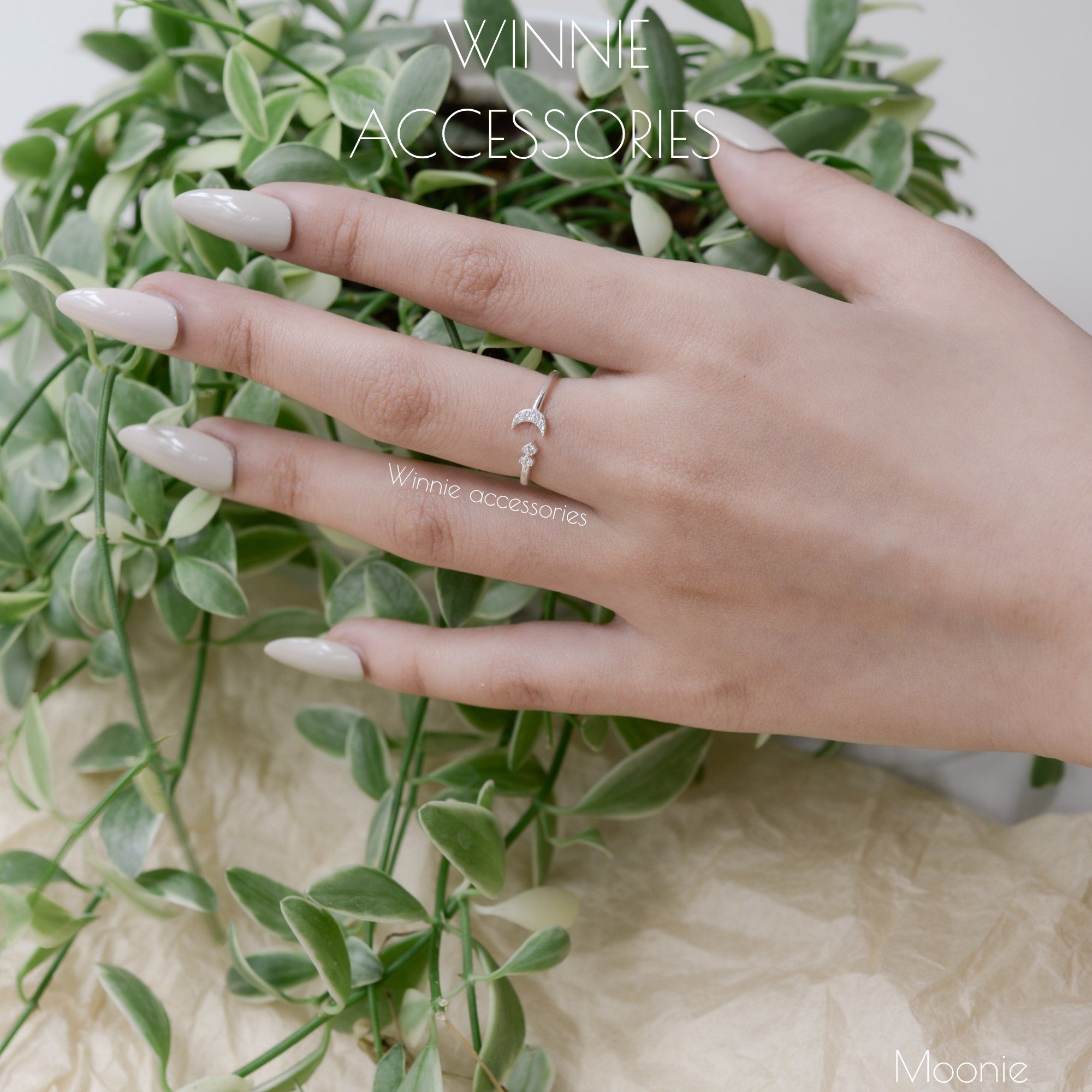  Nhẫn Bạc S925 Moonie 