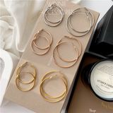  Hoa tai Titan Hoop 3.5cm 