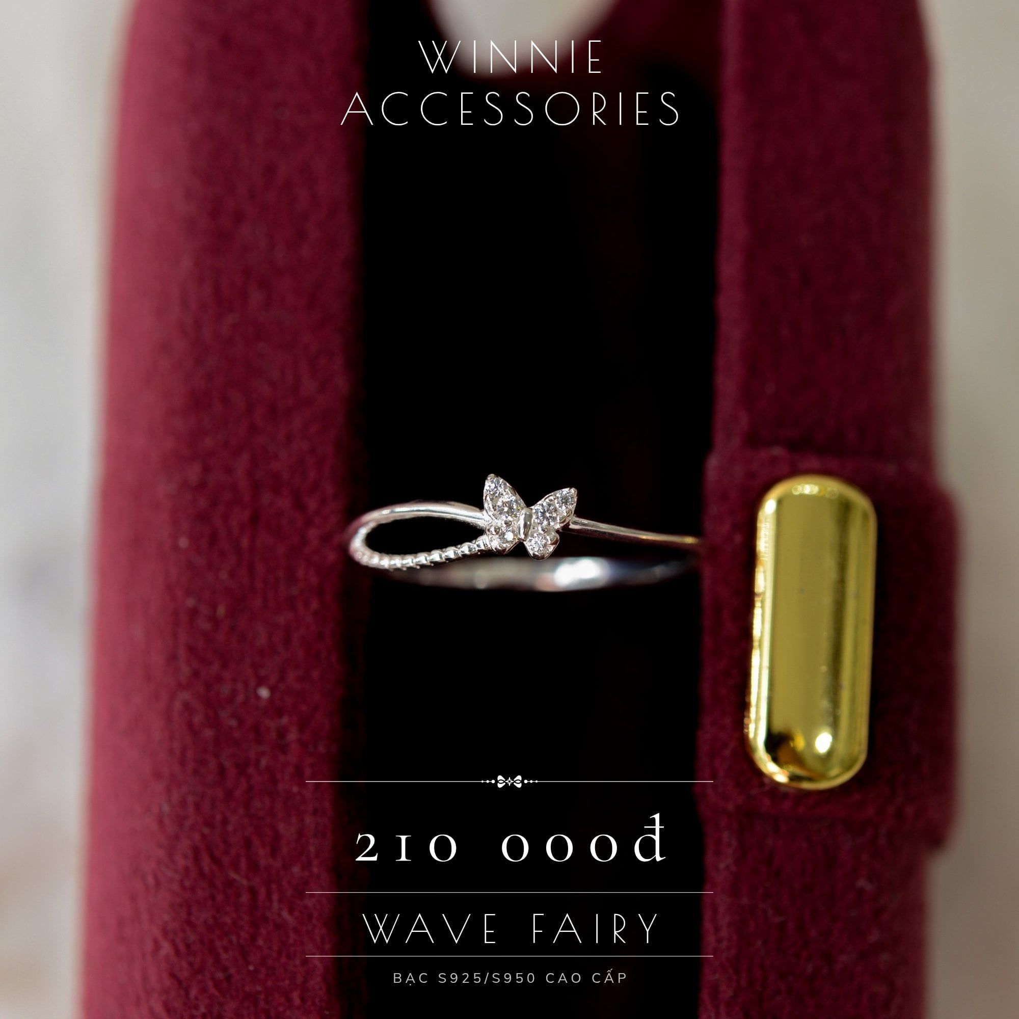  Nhẫn Bạc S925 Wave Fairy 