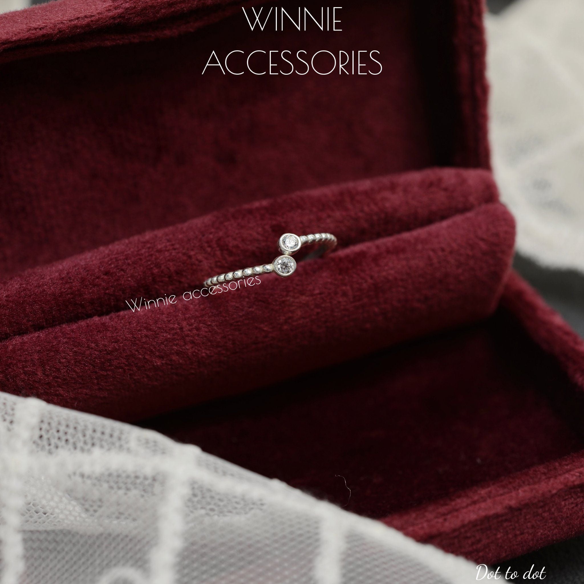  Nhẫn Bạc S925 Dot to Dot 