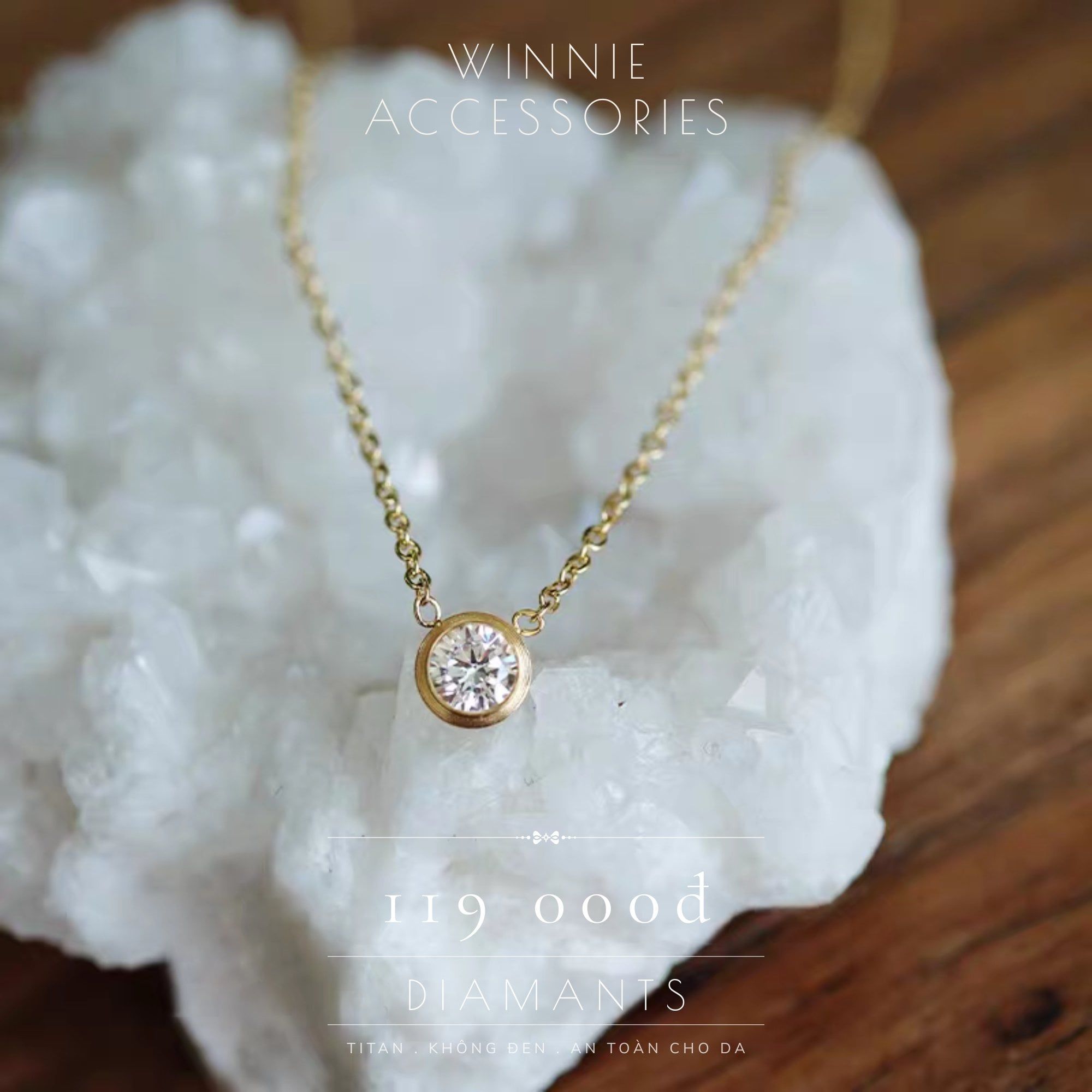  Dây chuyền Titan Diamants 