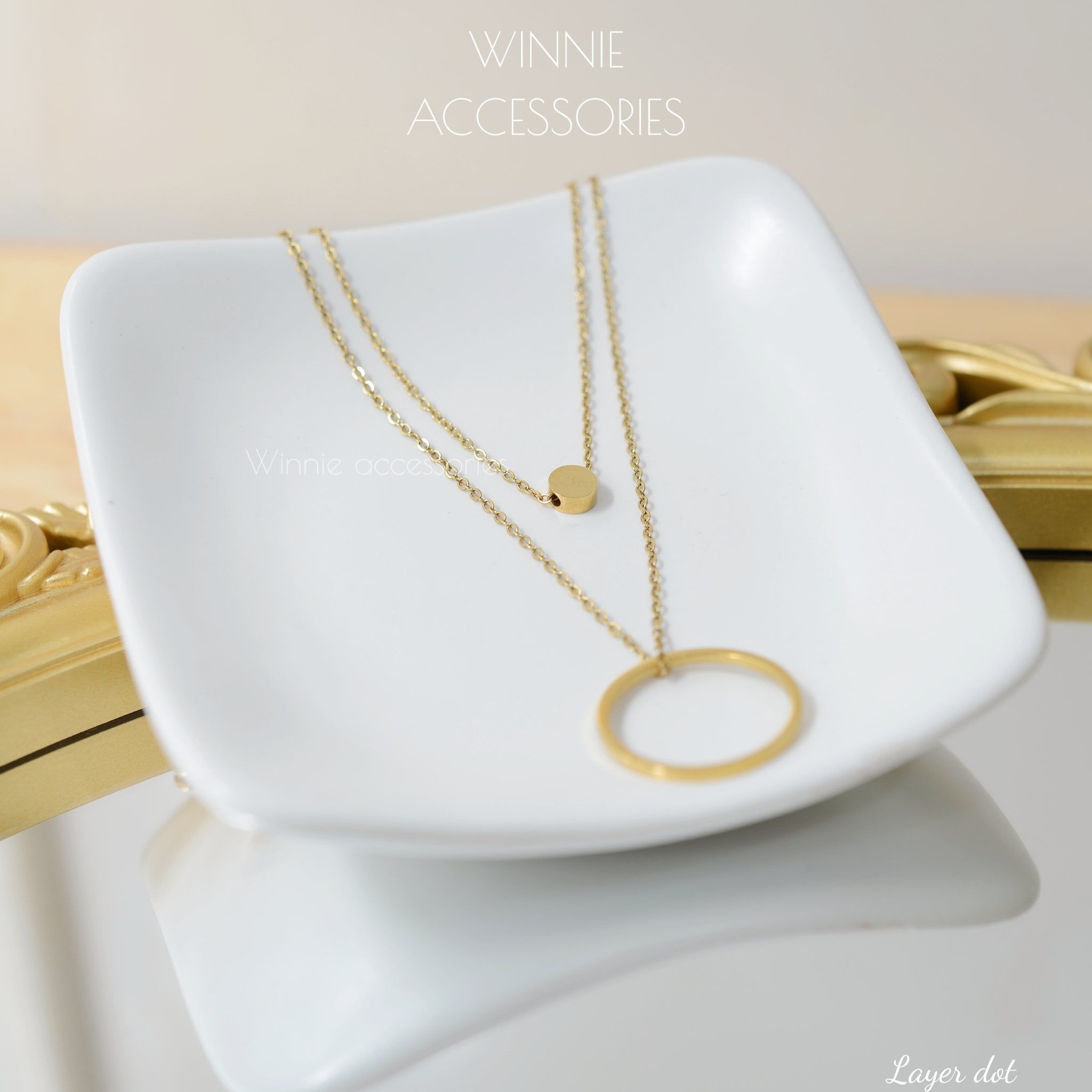  Dây chuyền Titan Layer Dot 