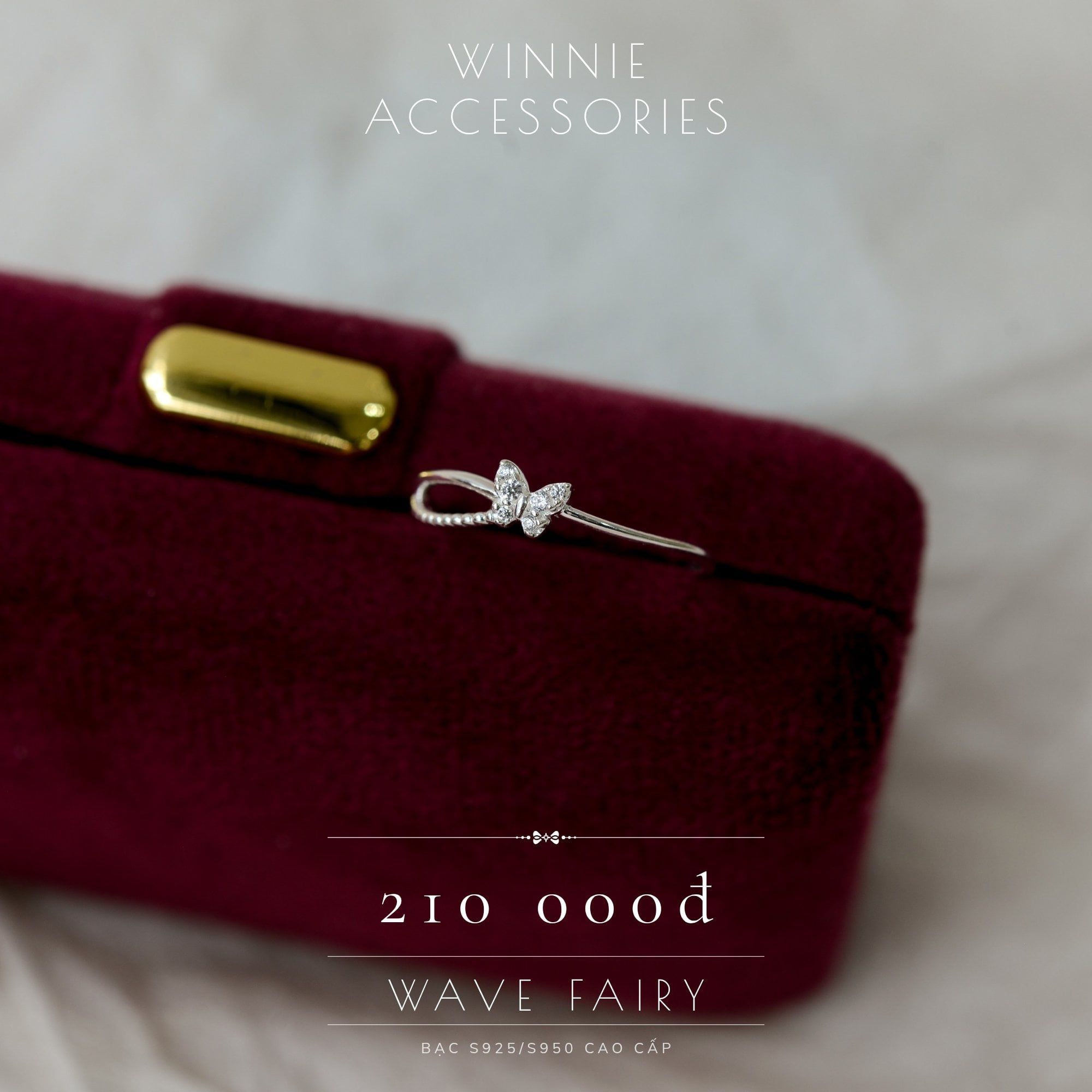  Nhẫn Bạc S925 Wave Fairy 