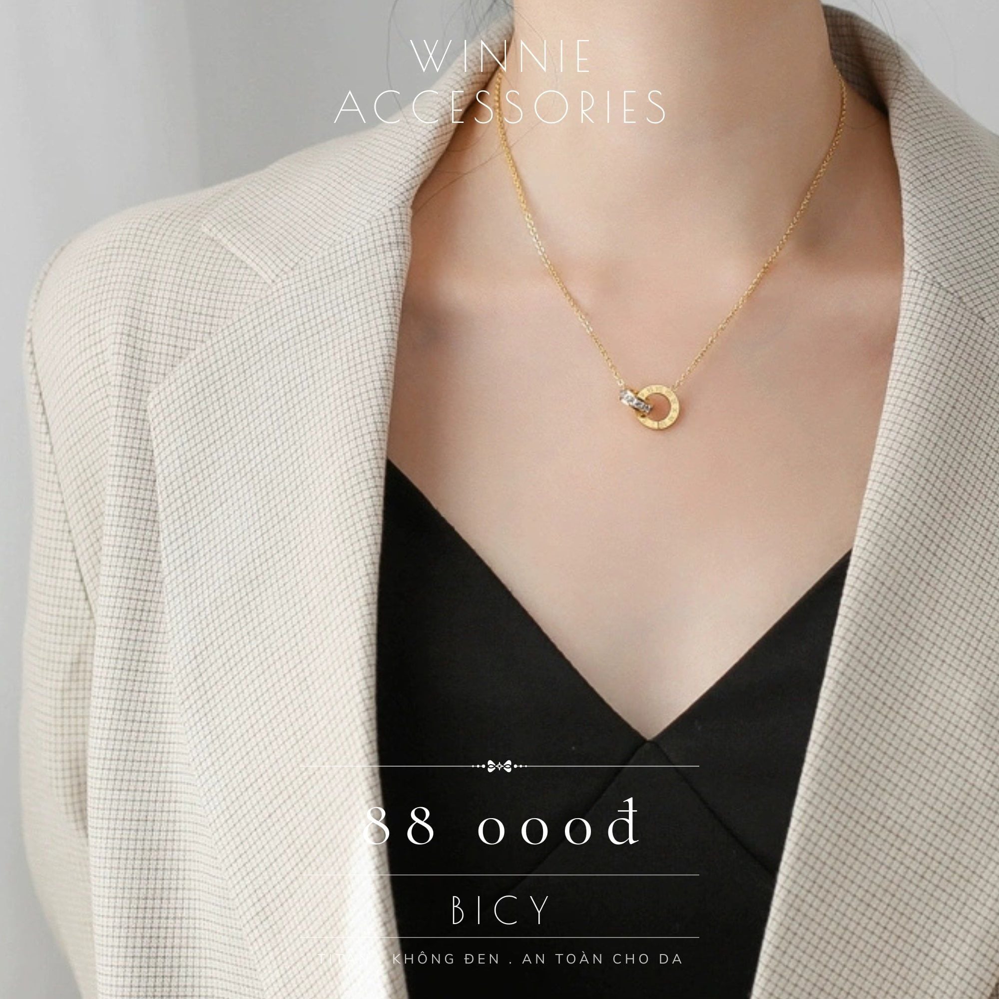  Dây chuyền titan Bicy VG 