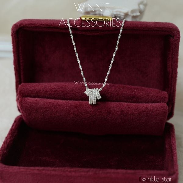  Charm Dây chuyền Bạc S925 Twinkle star (Không kèm dây) 