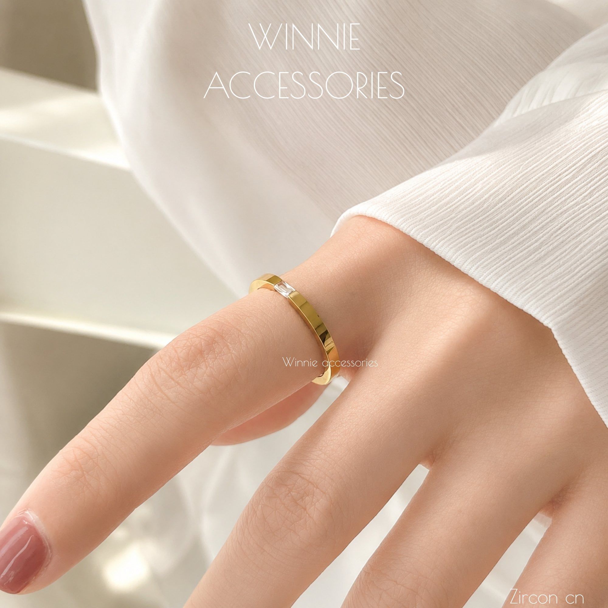  Nhẫn Titan Zircon CN 