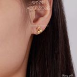  Hoa tai Titan Cherry Gold 